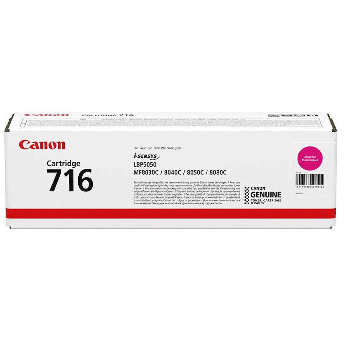 Canon CRG-716/1978B002 Kırmızı Orijinal Toner