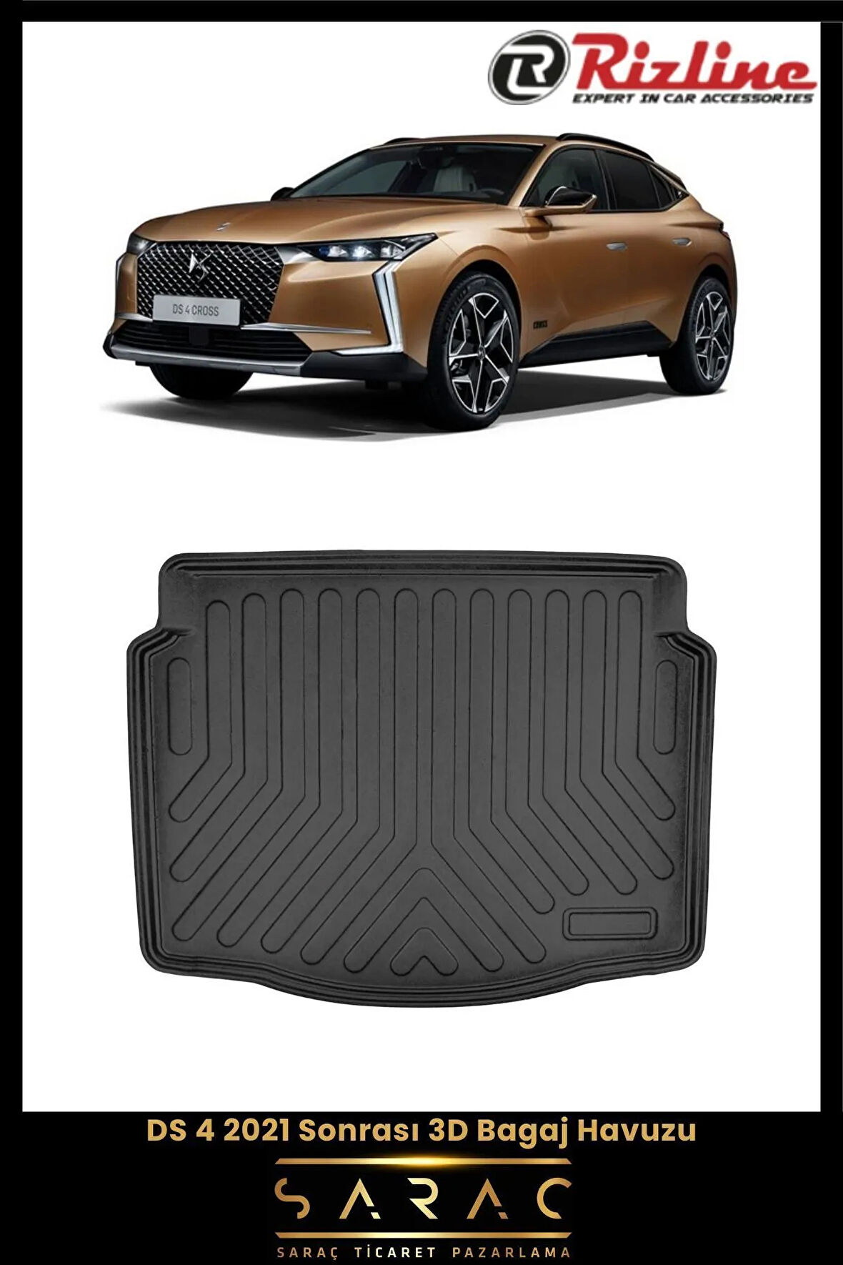Rizline DS DS4 2021 Model 3D Bagaj Havuzu