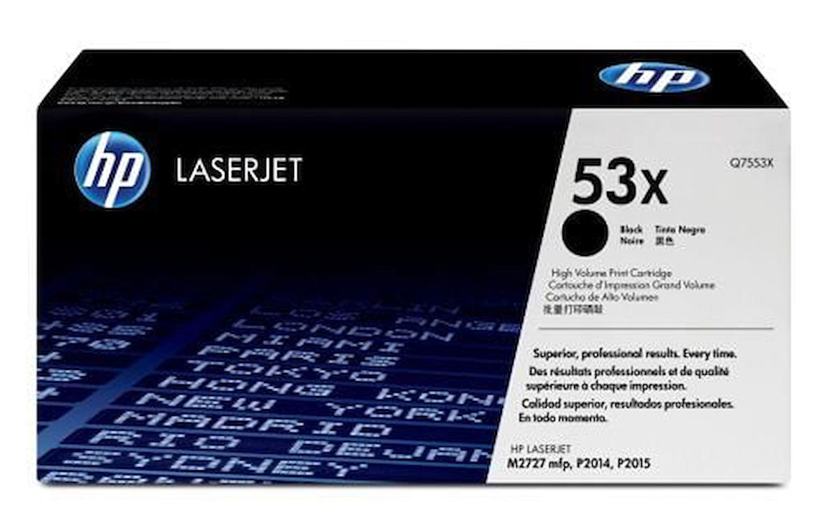 HP Q7553X (53X) Siyah Black Orjinal Toner - LaserJet P2014