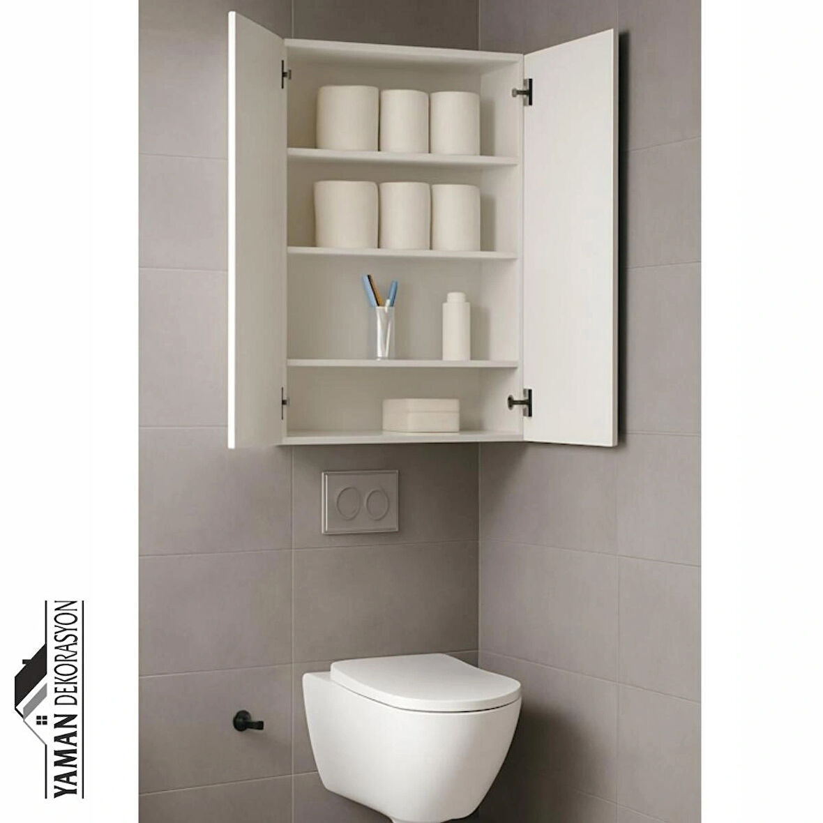 agra dar banyo dolabı tuvalet kağıdı dolabı