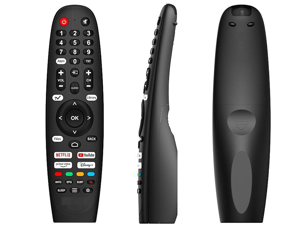 Hiking 70HS2400 İle Uyumlu Whale Os Smart Led Tv Kumandası-Mikrofonsuz