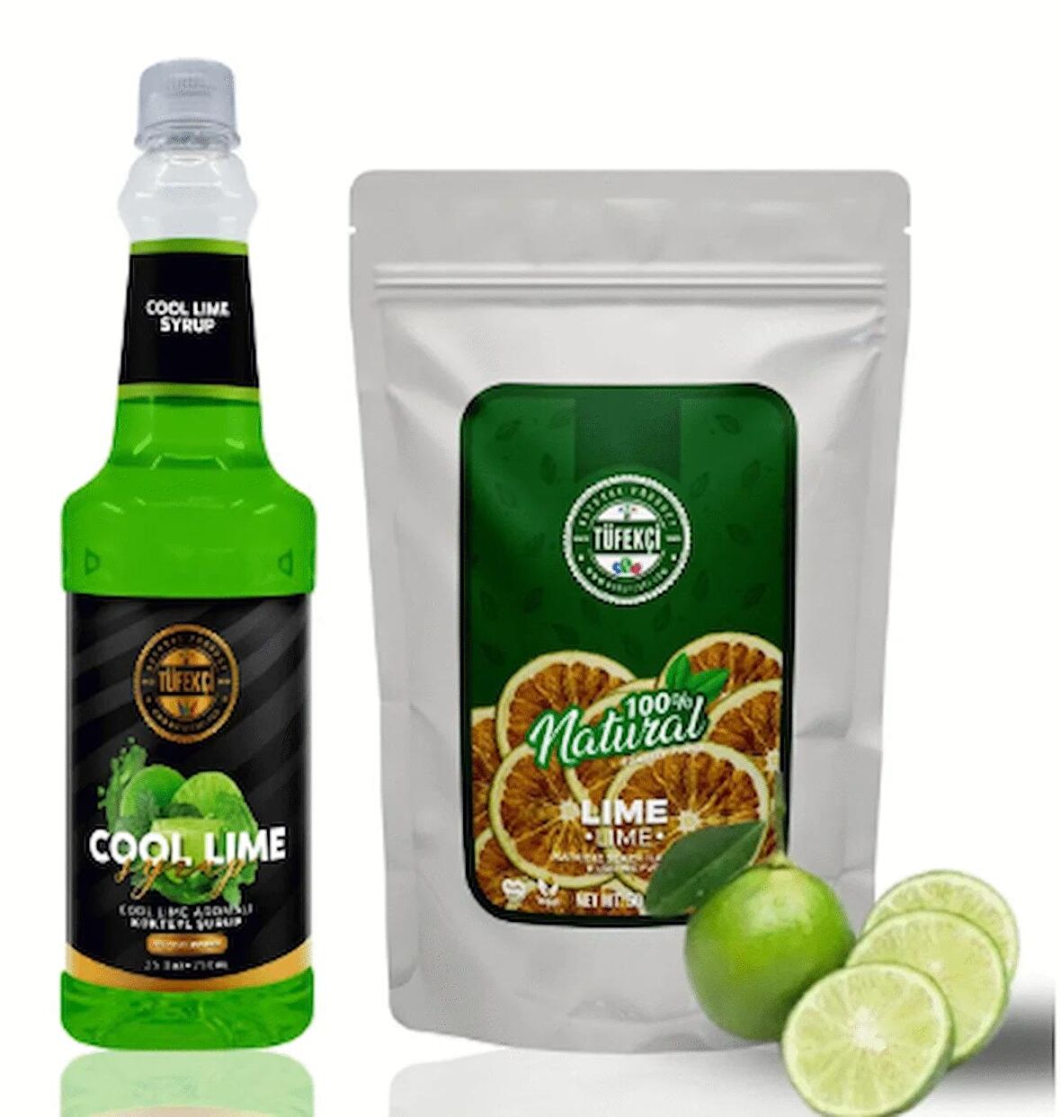 Cool Lime Konsantresi 750ml Ve %100 Natural Lime Kurusu 50gr Avantajlı Paket