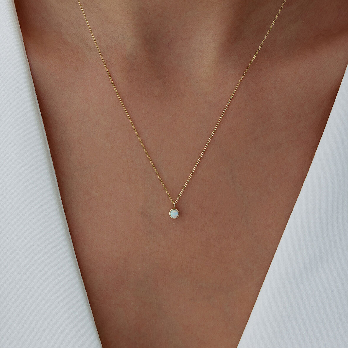 İkizler Burcu Moonstone Kolye