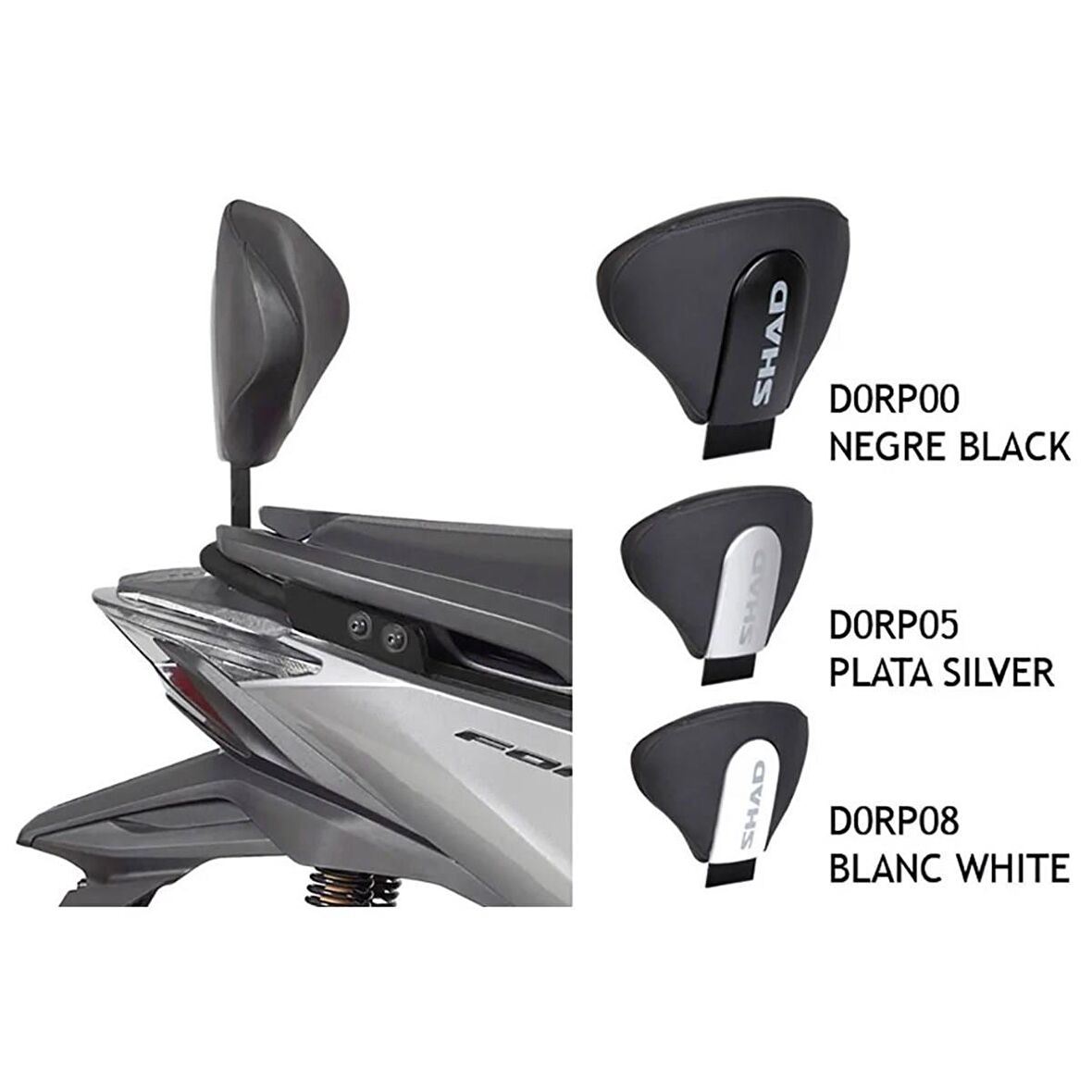 Shad Honda Forza 125/250/300 20-21 Sissy Bar H0FR11RV-D0RP08