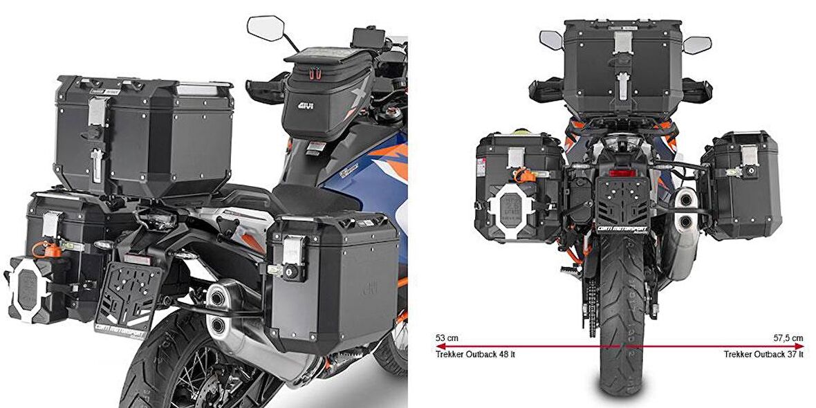 Givi PLO7713CAM Ktm 1290 Super Adventure R-S (21) Yan Çanta Taşıyıcı