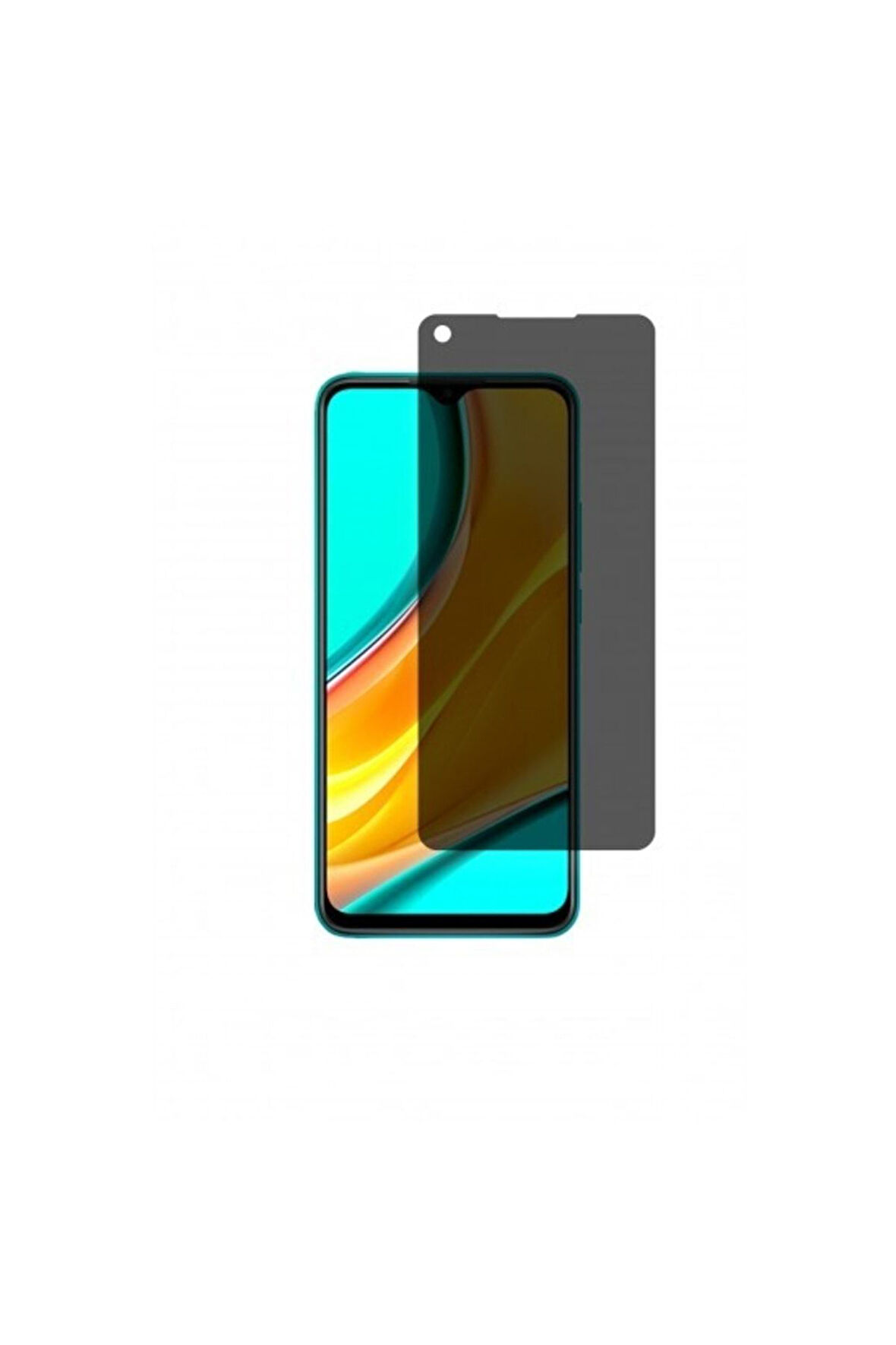 Xiaomi Redmi 9 Mat Hayalet Ekran Koruyucu Kaplama Yandan Bakınca Görünmeyen Privacy Ekran Koruyucu