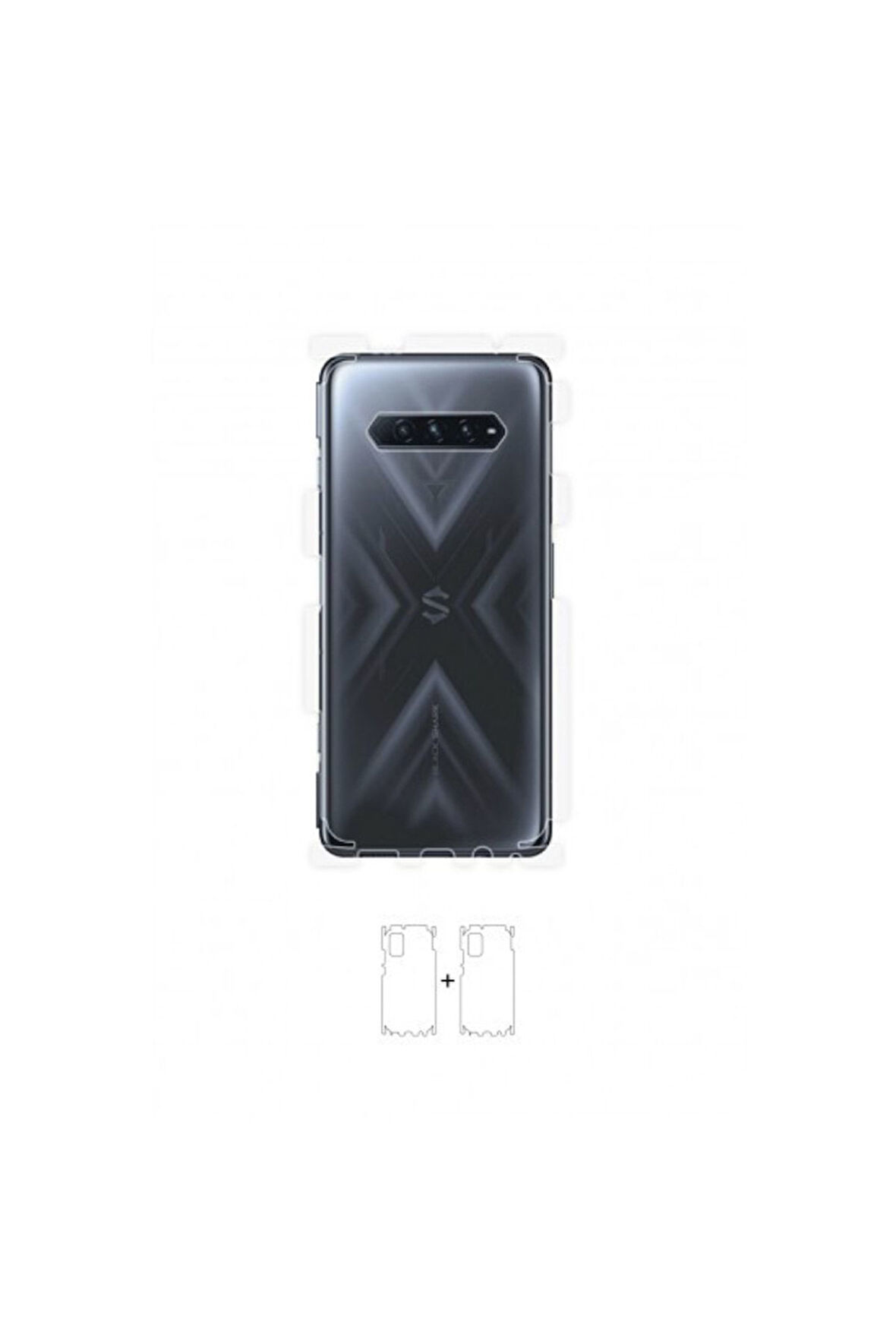Xiaomi Black Shark 4 Arka Yan Koruyucu Darbe Emici Poliüretan Film Amerika Üretimi