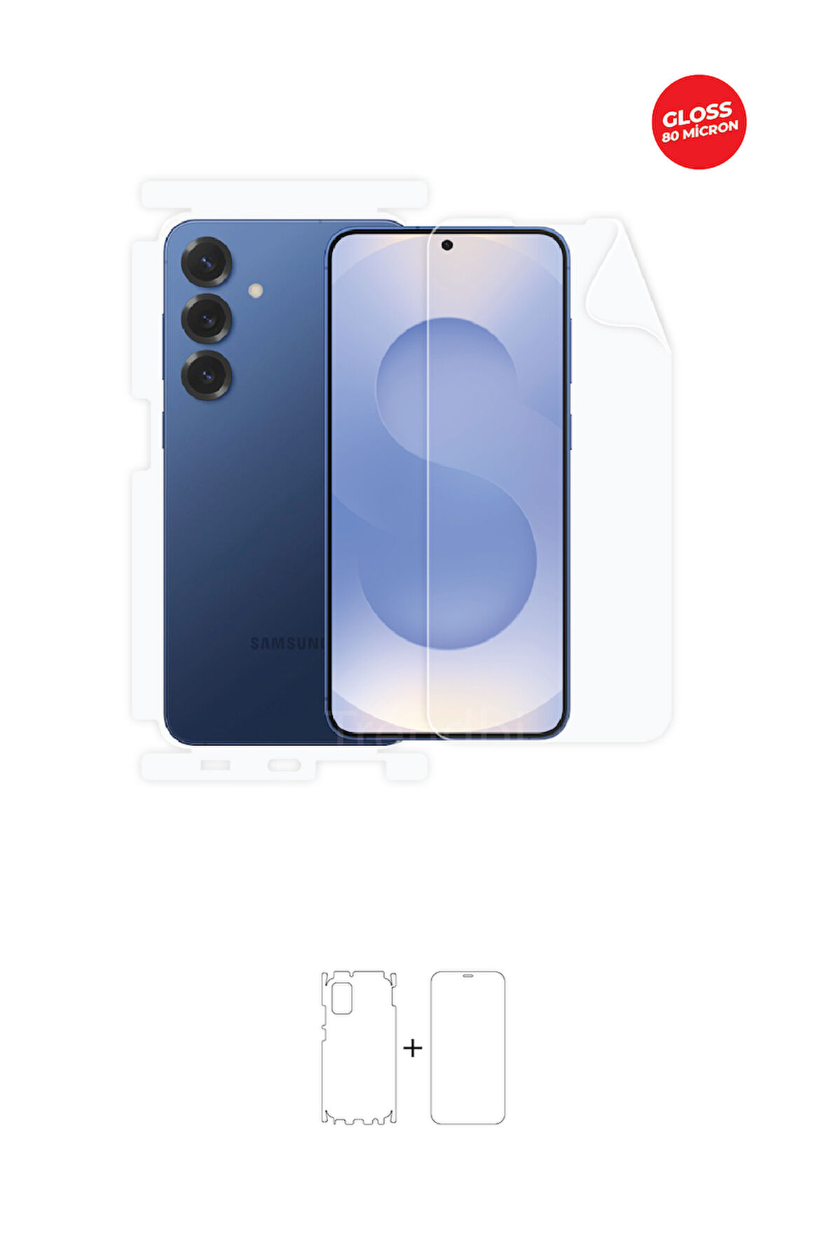 Samsung Galaxy S25 Plus Ekran, Arka ve Yan Koruyucu Fullbody Kaplama TPU Film