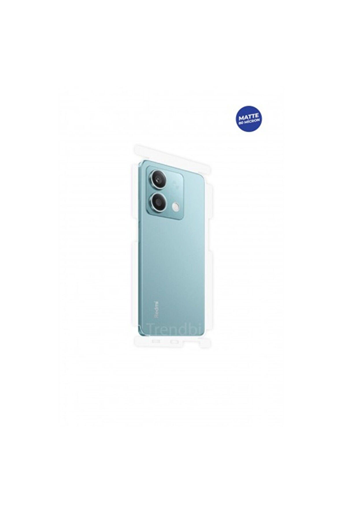 Xiaomi Redmi Note 13 5G Mat Arka ve Yan Koruyucu Tpu Film