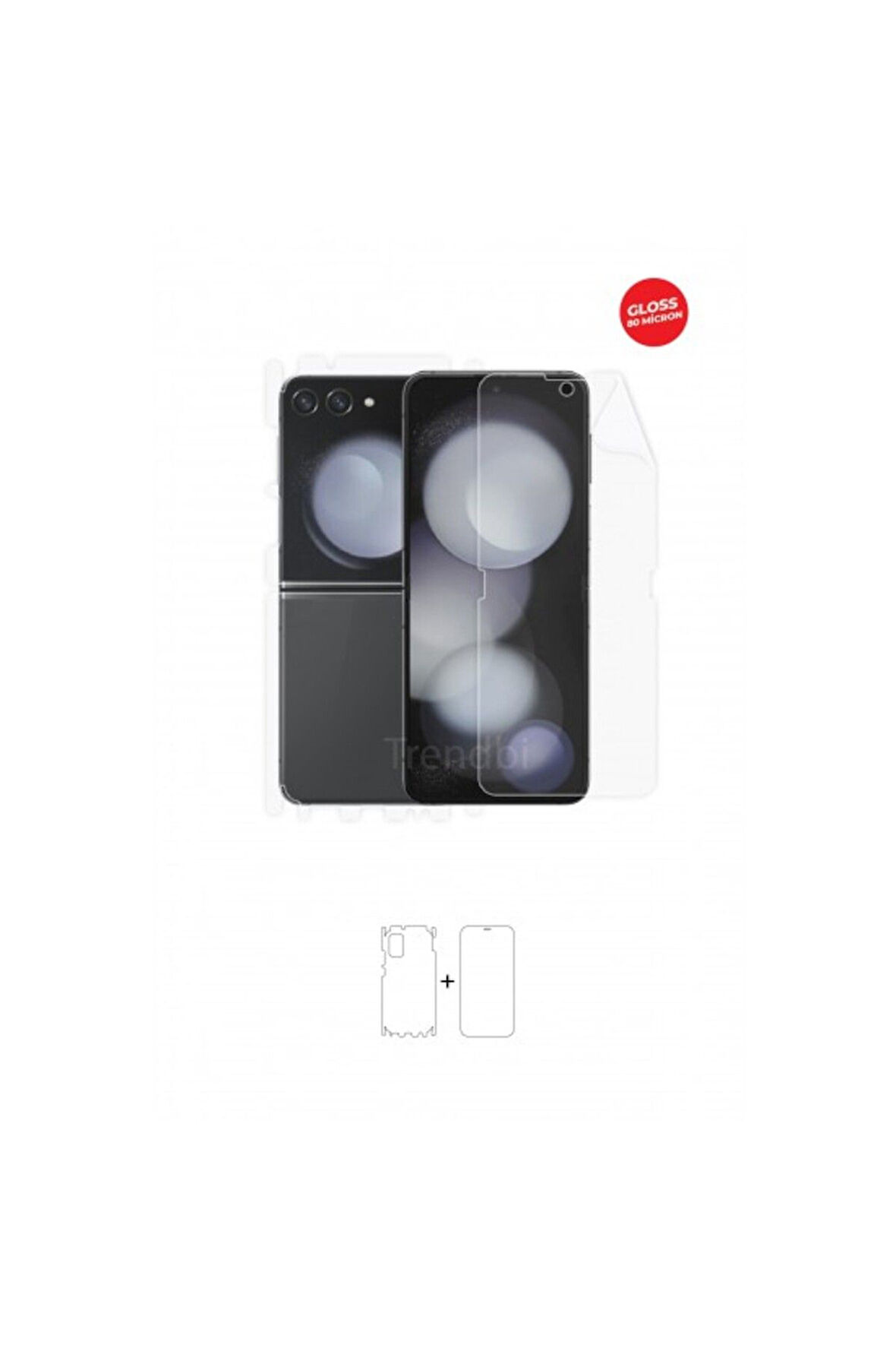 GALAXY Z FLİP 5 FULL Uyumlu BODY TAM KAPLAMA 360 DERECE KORUYUCU TPU FİLM