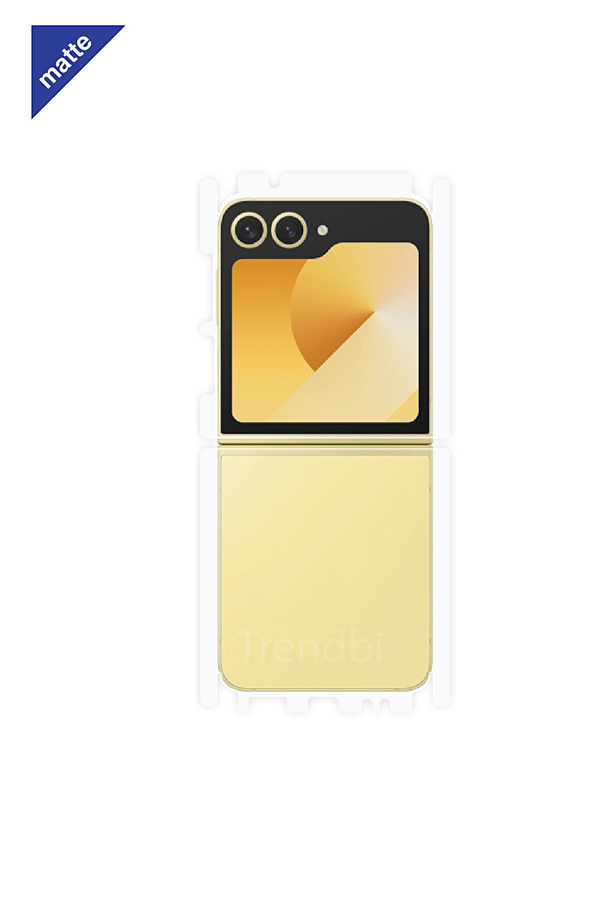 SAMSUNG GALAXY Z FLIP 6 MAT ARKA YAN KORUYUCU FİLM EKRAN KORUYUCU
