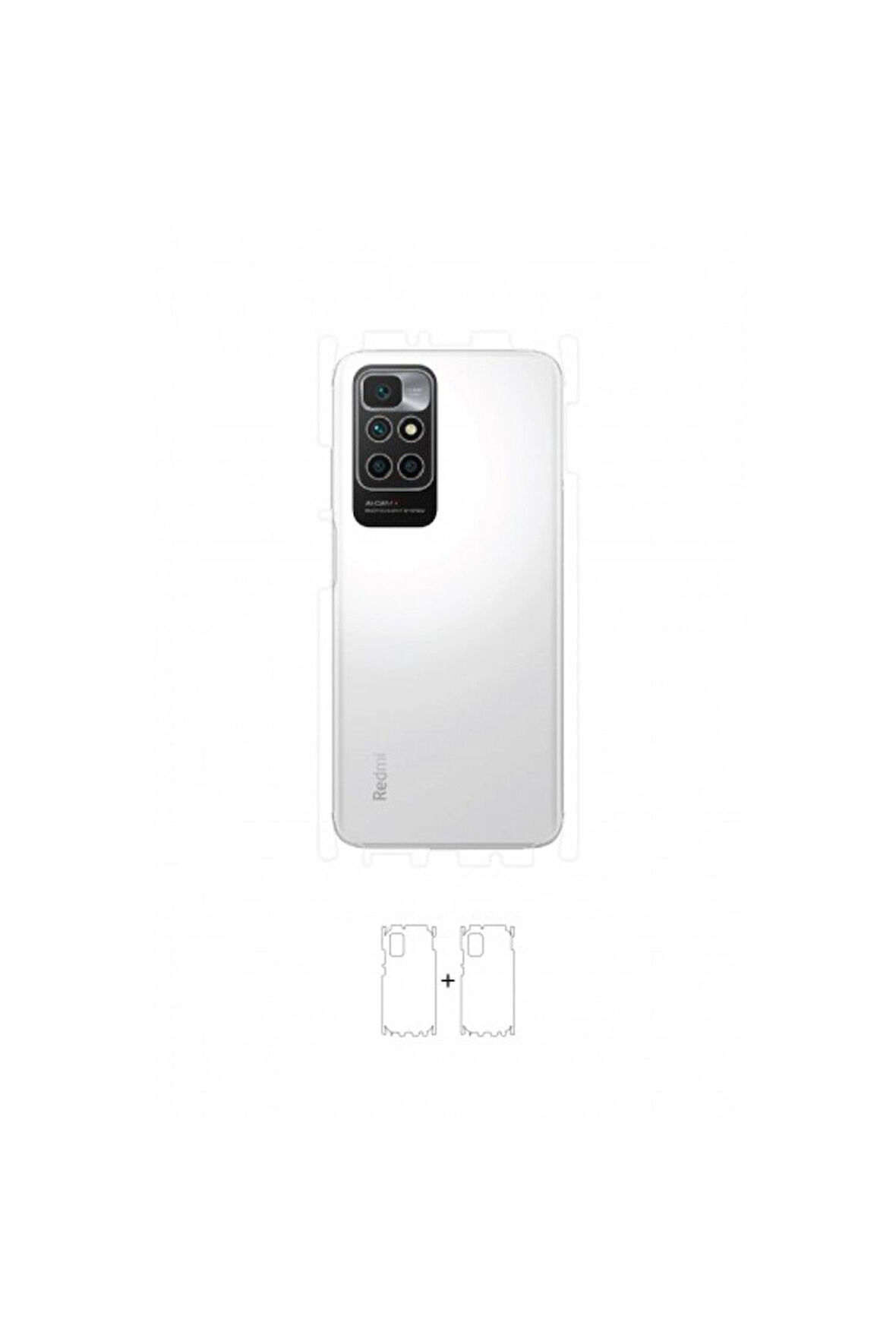 Xiaomi Redmi 10 2022 Arka Yan Koruyucu Darbe Emici Poliüretan Film Amerika Üretimi