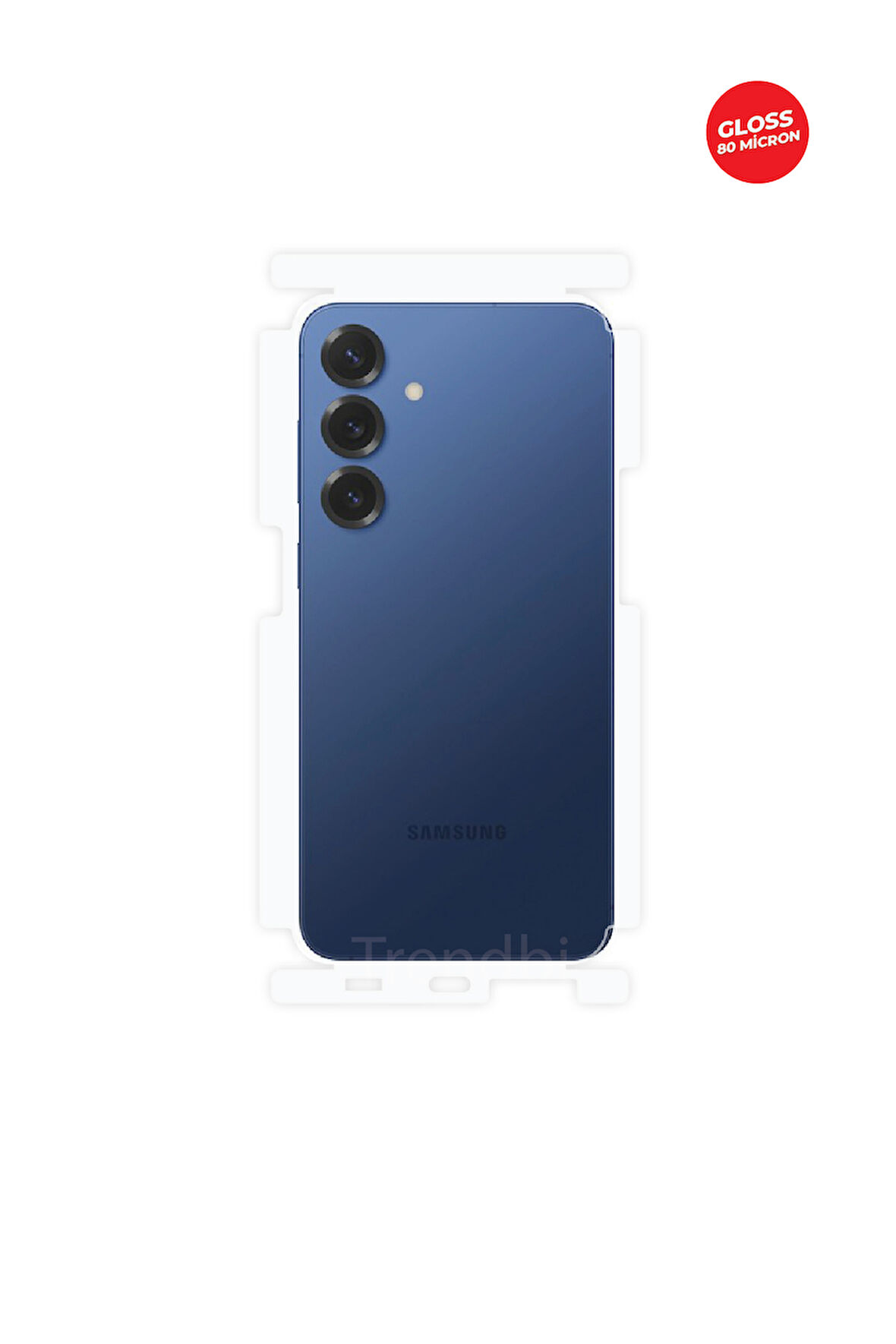 Samsung Galaxt S25 Plus Parlak Arka ve Yan Koruyucu TPU Film