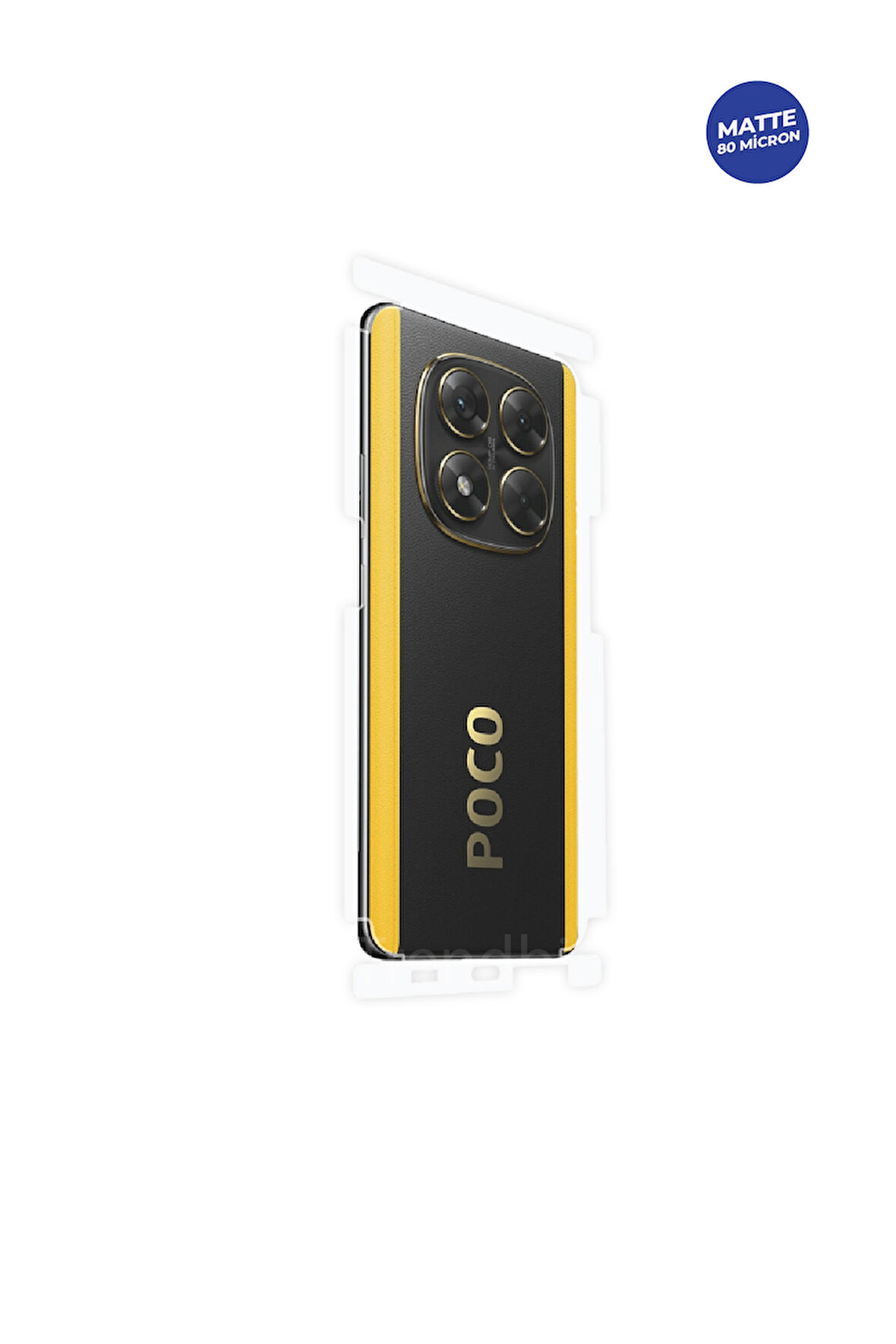 Xiaomi Poco X7 Mat Arka ve Yan Koruyucu TPU Film