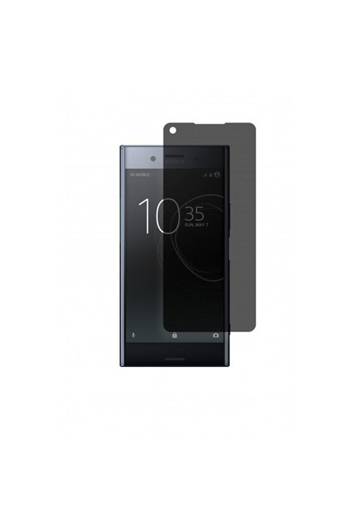 Sony Xperia Xz Premıum Mat Hayalet Ekran Koruyucu Yandan Bakınca Görünmeyen Privacy Ekran Koruyucu