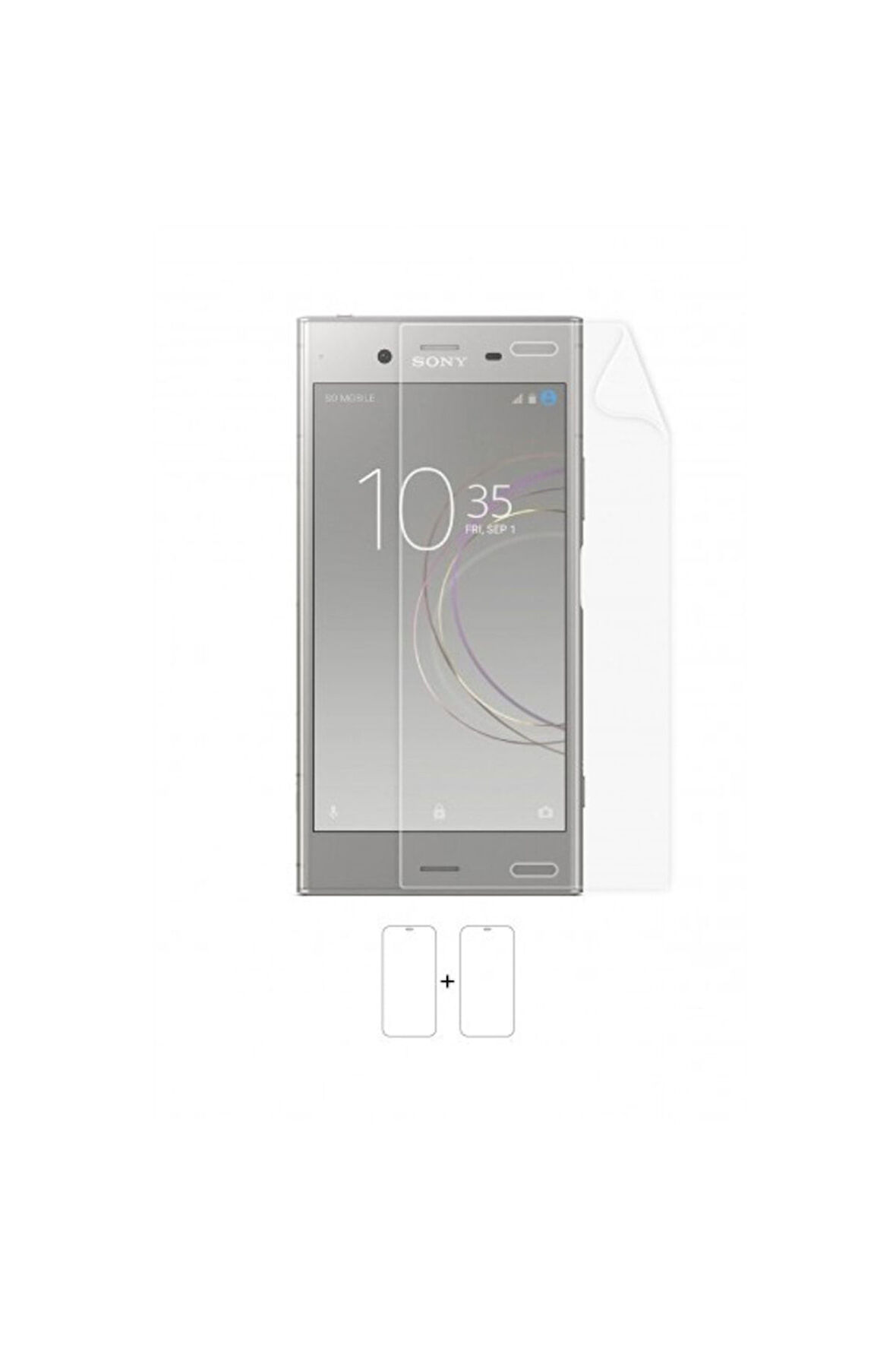Sony Xperia Xz1 Ekran Koruyucu Kaplama Darbe Emici Poliüretan Film Amerika Üretimi