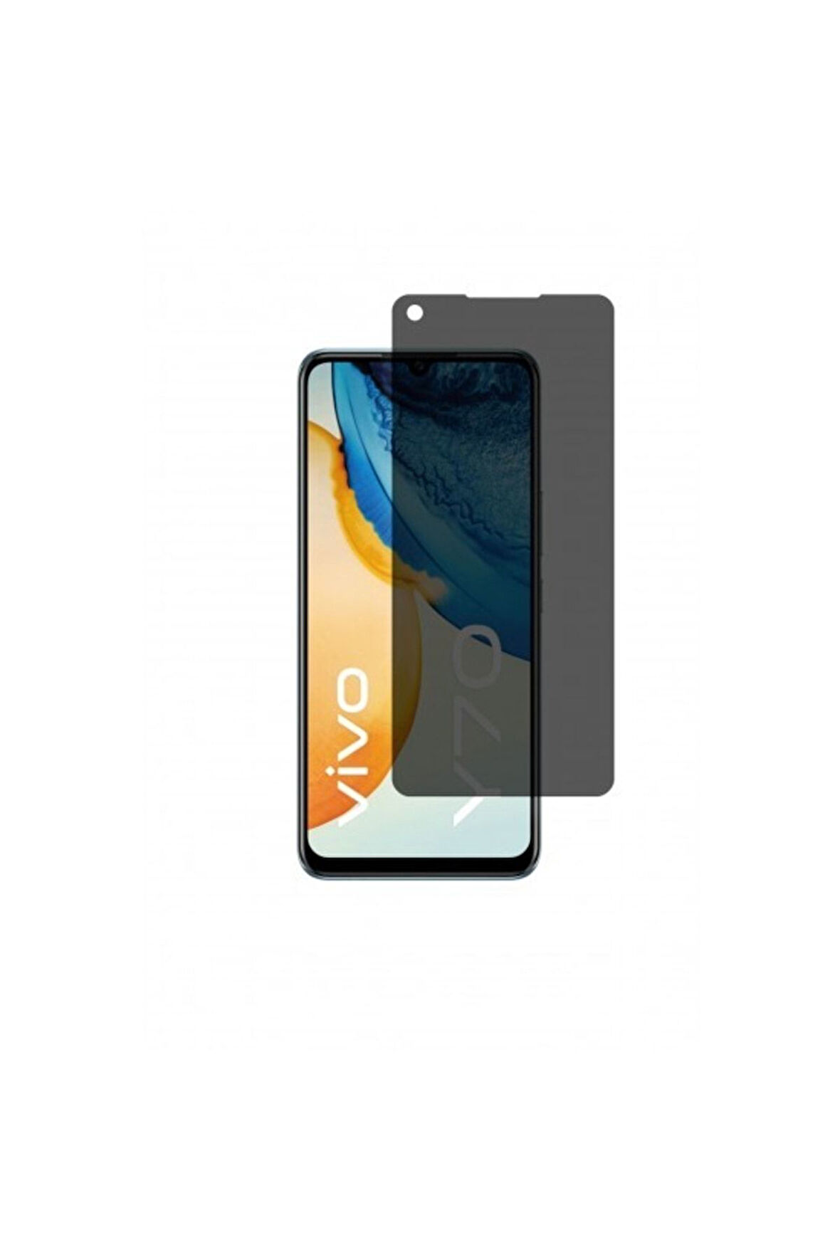 Vivo Y70 Mat Hayalet Ekran Koruyucu Kaplama Yandan Bakınca Görünmeyen Privacy Ekran Koruyucu