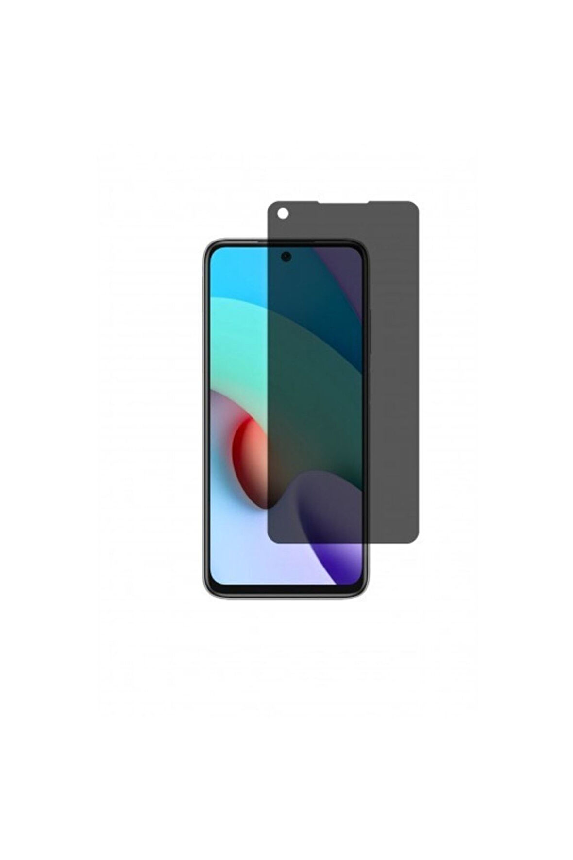 Xiaomi Redmi 10 Mat Hayalet Ekran Koruyucu Kaplama Yandan Bakınca Görünmeyen Privacy Ekran Koruyucu