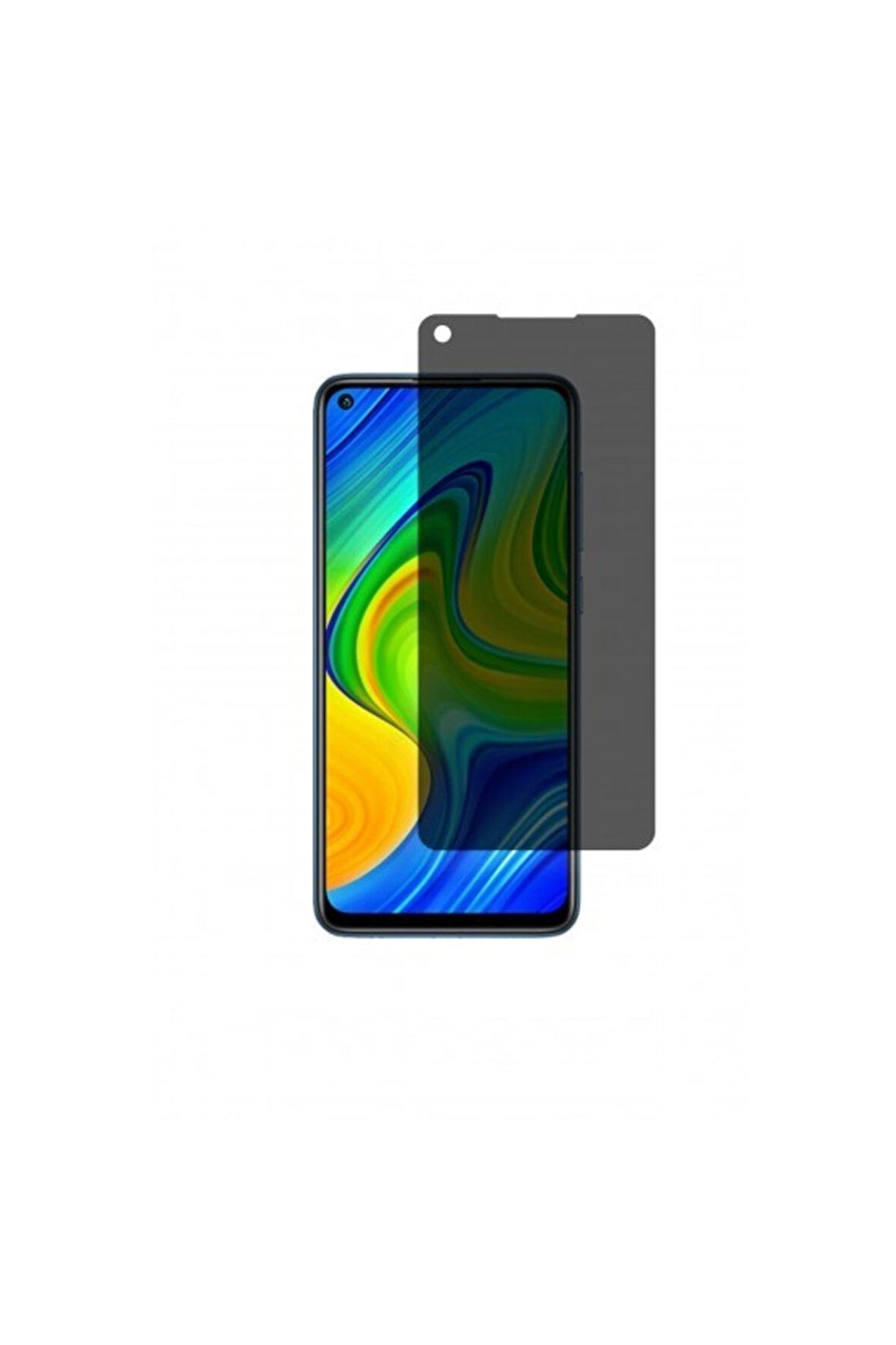 Xiaomi Redmi Note 9 Mat Hayalet Ekran Koruyucu Yandan Bakınca Görünmeyen Privacy Ekran Koruyucu