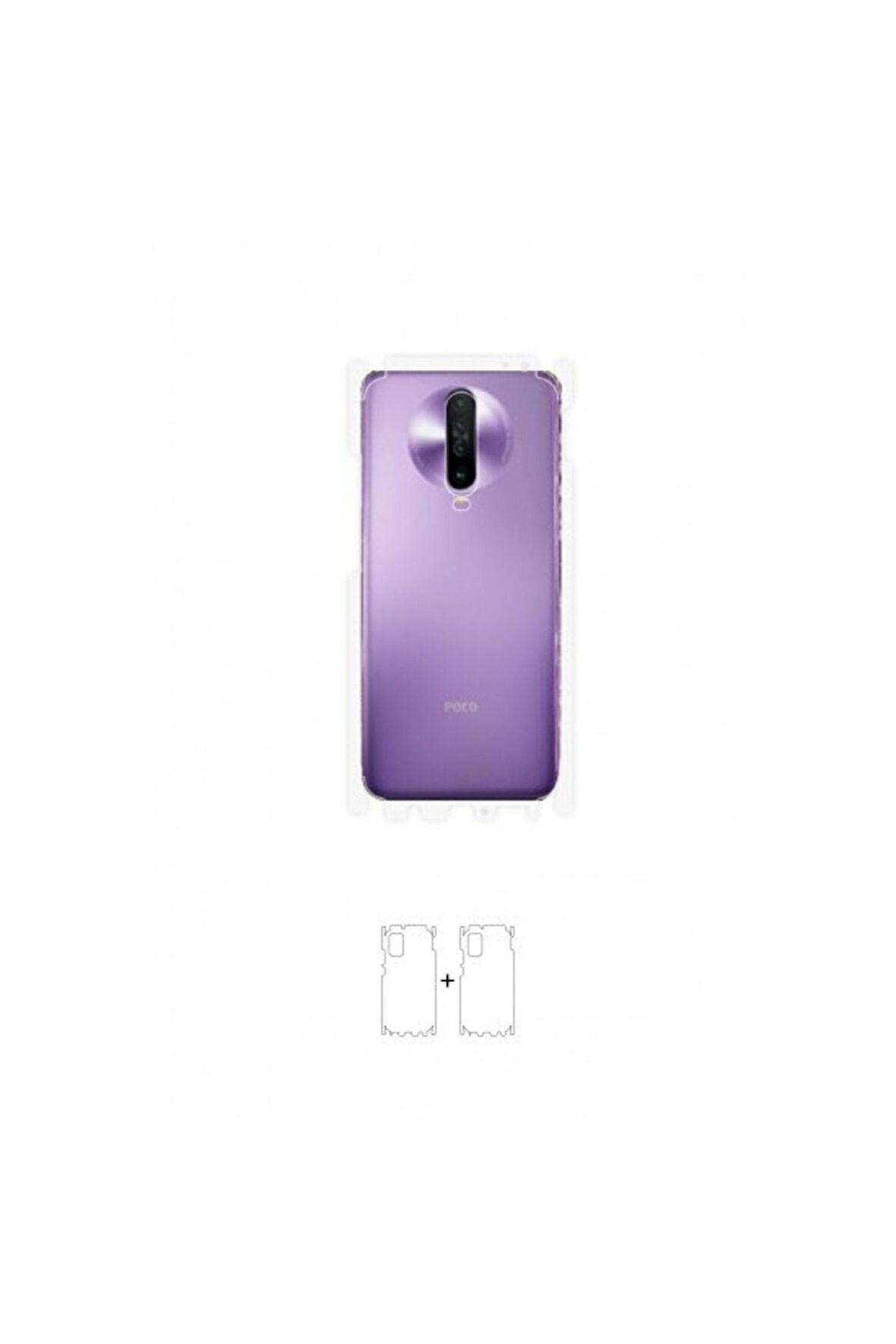 Xiaomi Poco X2 Arka Yan Koruyucu Darbe Emici Poliüretan Film Amerika Üretimi