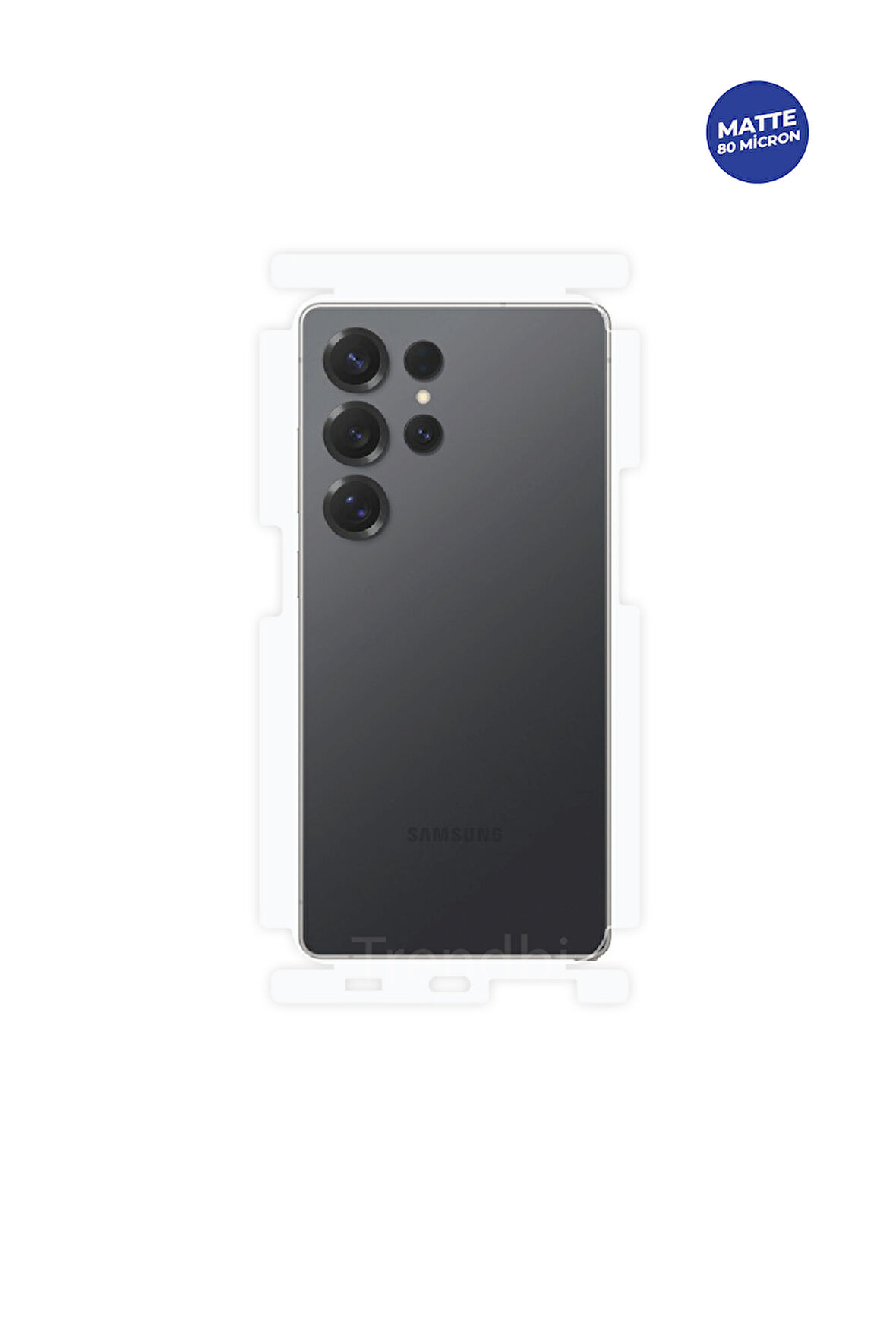 Samsung Galaxy S25 Ultra Mat Arka ve Yan Koruyucu TPU Film
