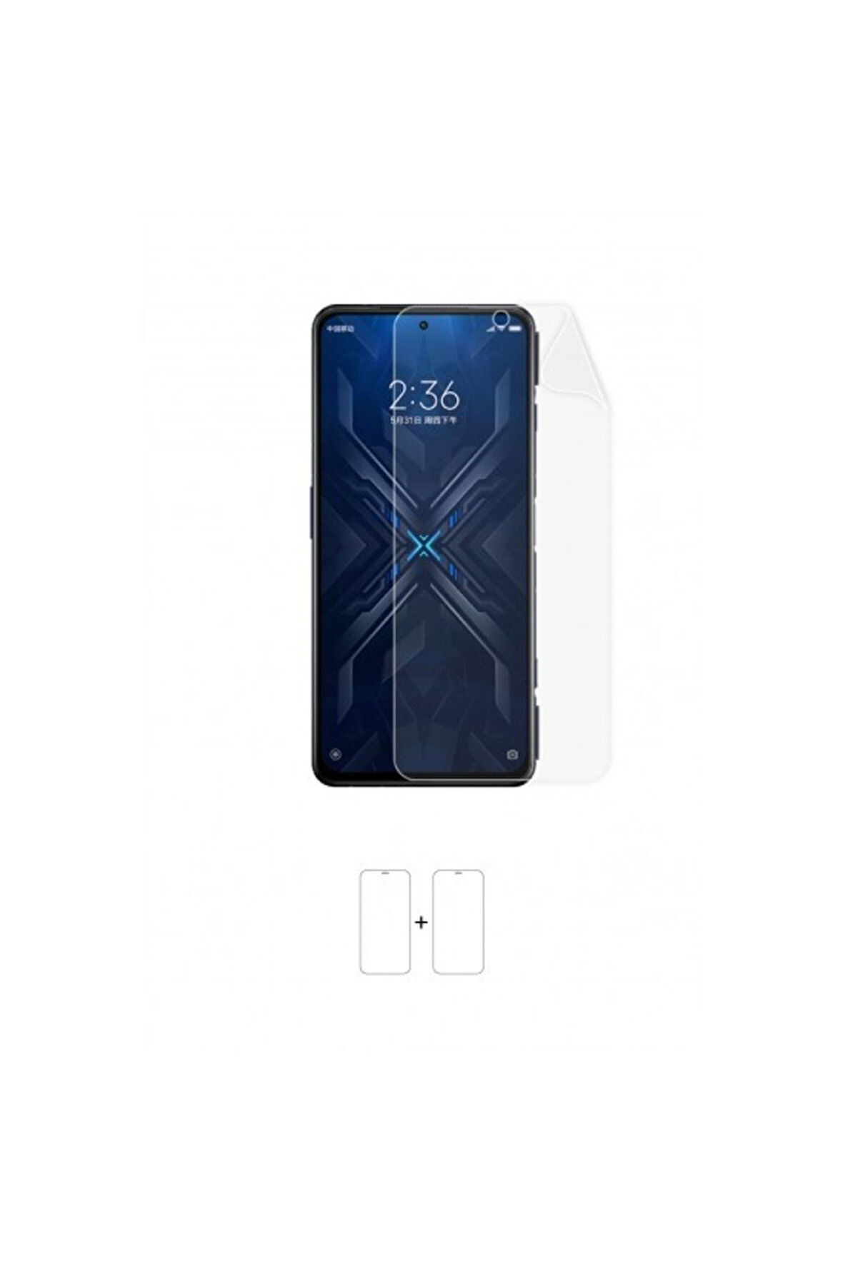 Xiaomi Black Shark 4 Ekran Koruyucu Kaplama Darbe Emici Poliüretan Film Amerika Üretimi