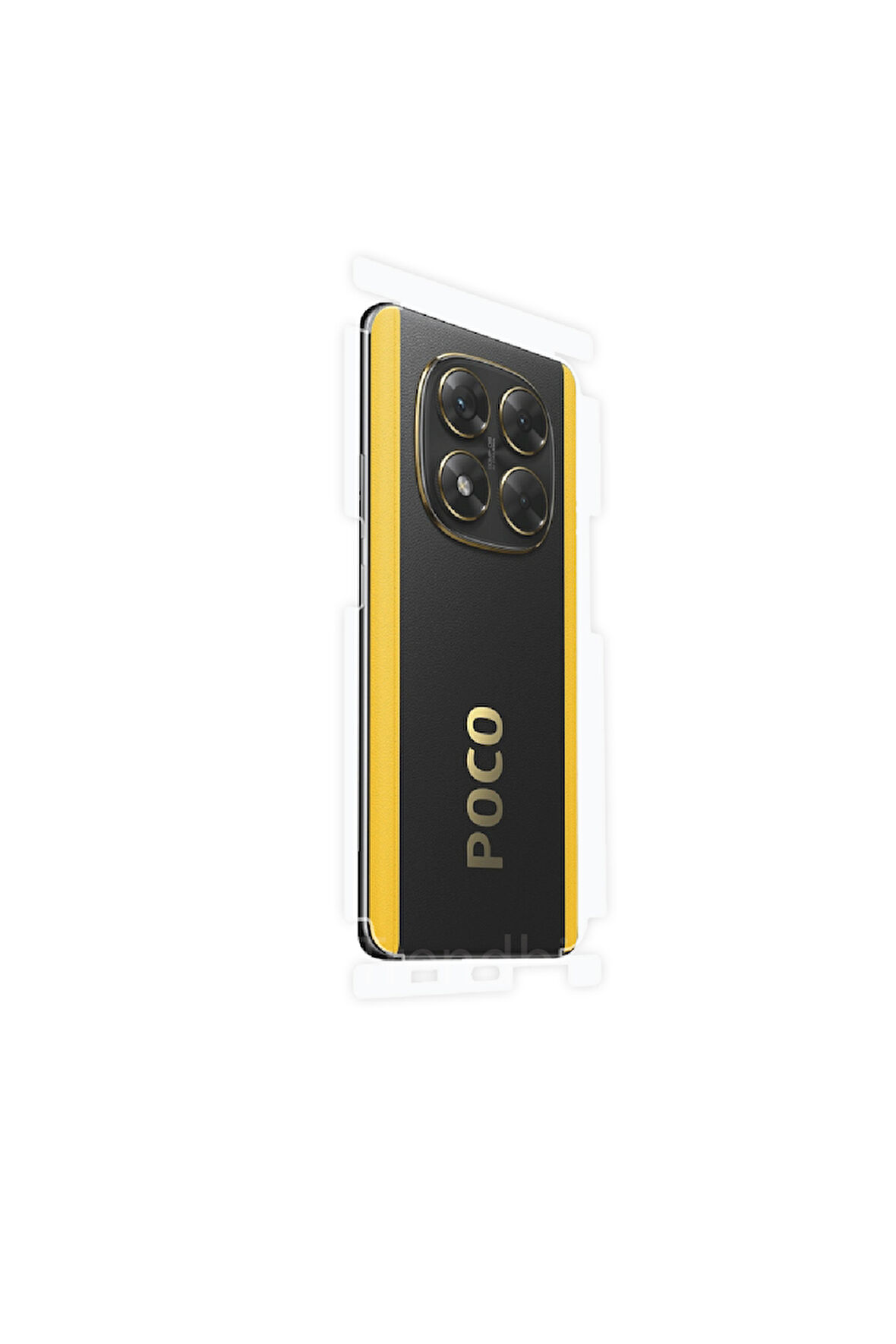Xiaomi Poco X7 Parlak Arka ve Yan Koruyucu Kaplama Poliüretan Film