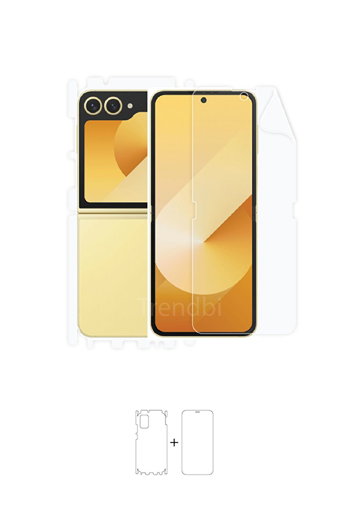 SAMSUNG GALAXY Z FLIP 6 FULL BODY KORUYUCU POLİÜRETAN FİLM EKRAN KORUYUCU