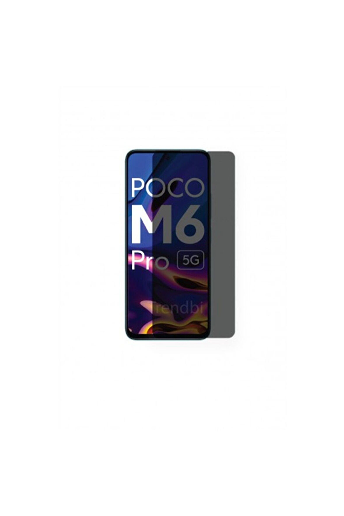 Xiaomi Poco M6 Pro Mat Hayalet Ekran Koruyucu Privacy Yandan Görünmeyen Film