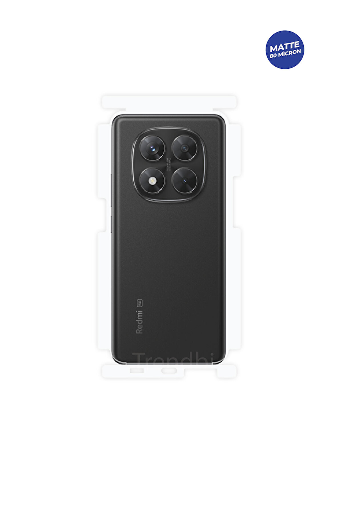 Xiaomi Redmi Note 14 Pro 5G Mat Arka ve Yan Koruyucu TPU Film