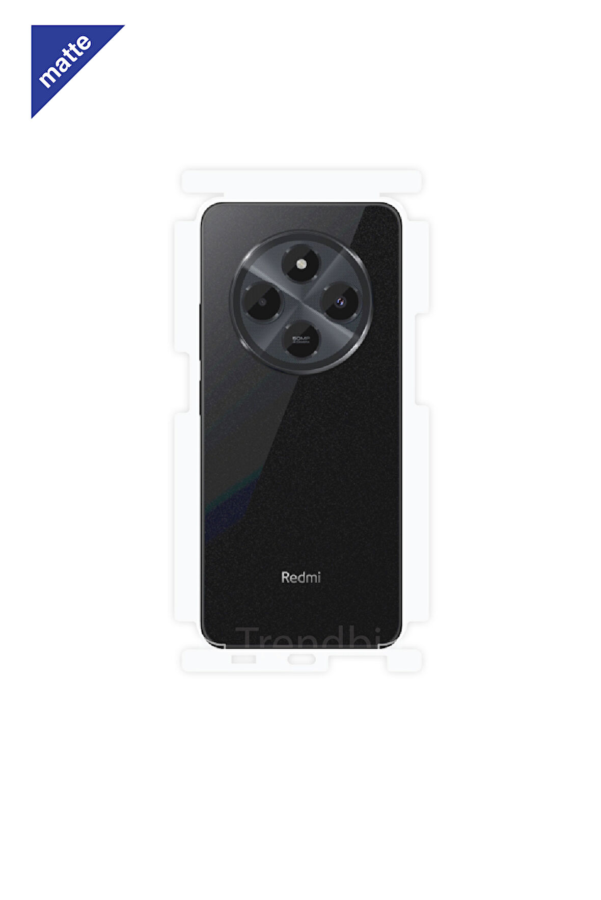 Xioami Redmi Note 14 Mat Arka ve Yan Koruyucu Kaplama Poliüretan Film