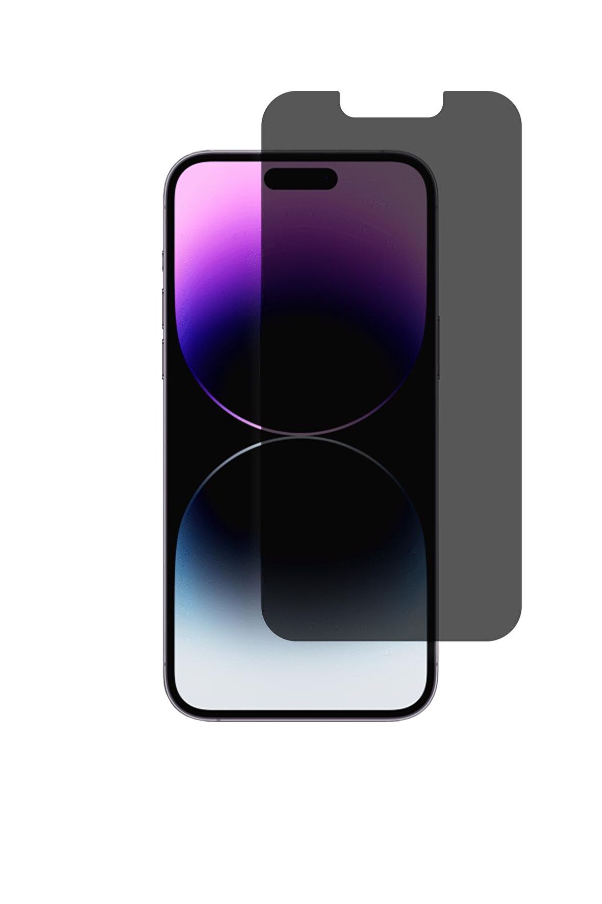 iPhone 14 Pro Max Hayalet Ekran Koruyucu Yandan Görünmeyen Gizli Film