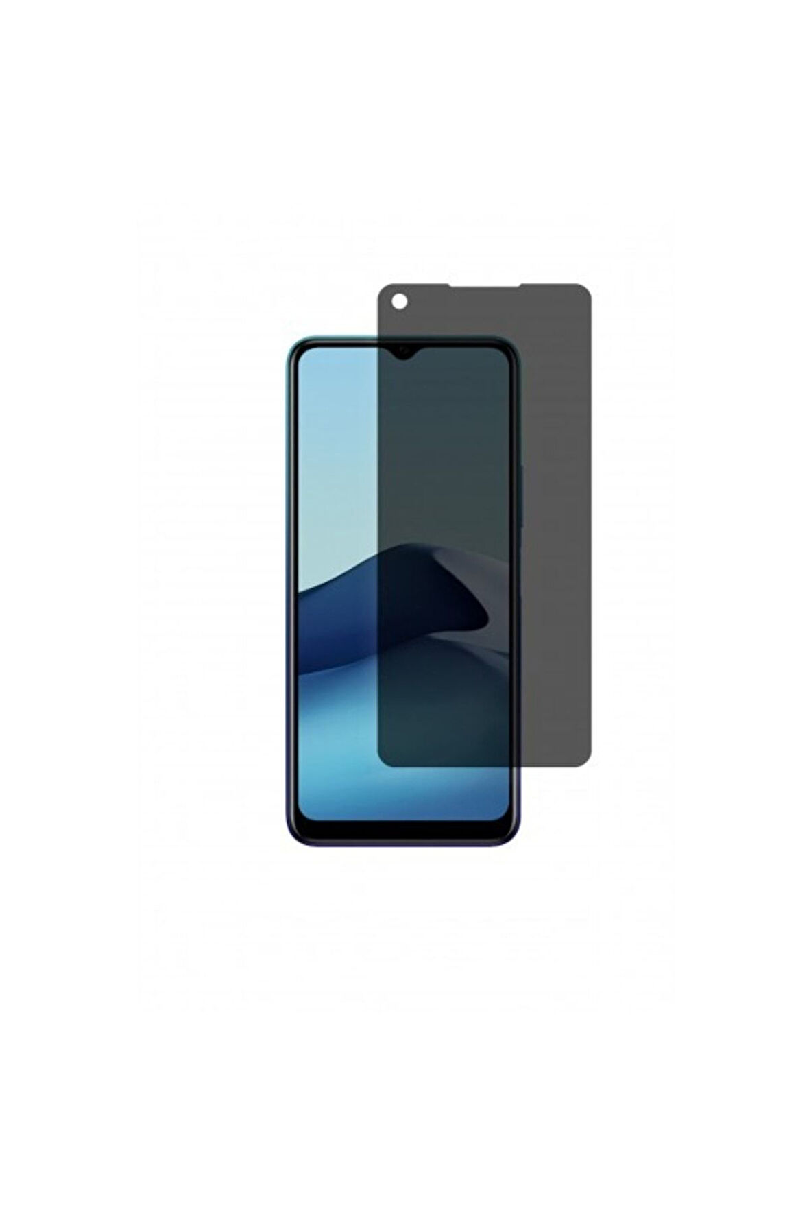 Vivo Y20 Mat Hayalet Ekran Koruyucu Kaplama Yandan Bakınca Görünmeyen Privacy Ekran Koruyucu