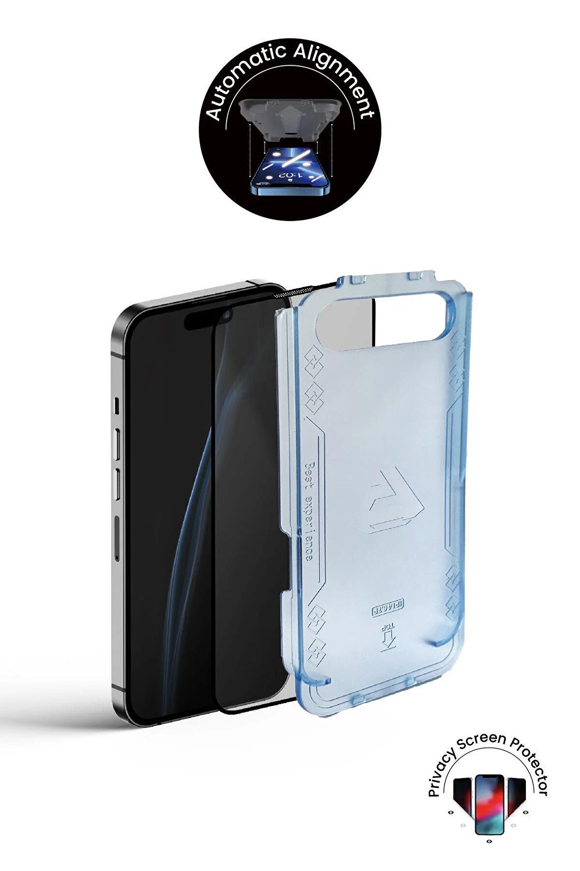 iPhone 15 Pro Hayalet Kırılmaz Cam Corning Glass