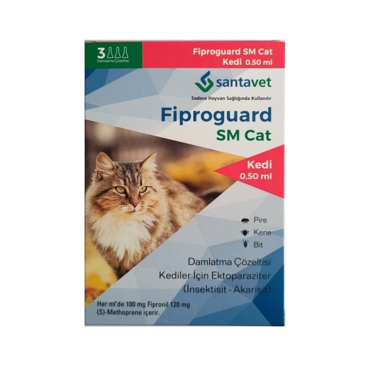 Fiproguard SM Cat Kediler İçin Damla 0.50ml SKT:09.25