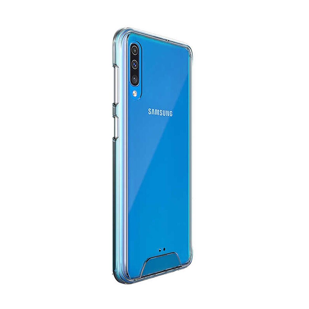 Gpack Samsung Galaxy A70 Kılıf Gard Nitro Şeffaf Sert SilikonNano Glass