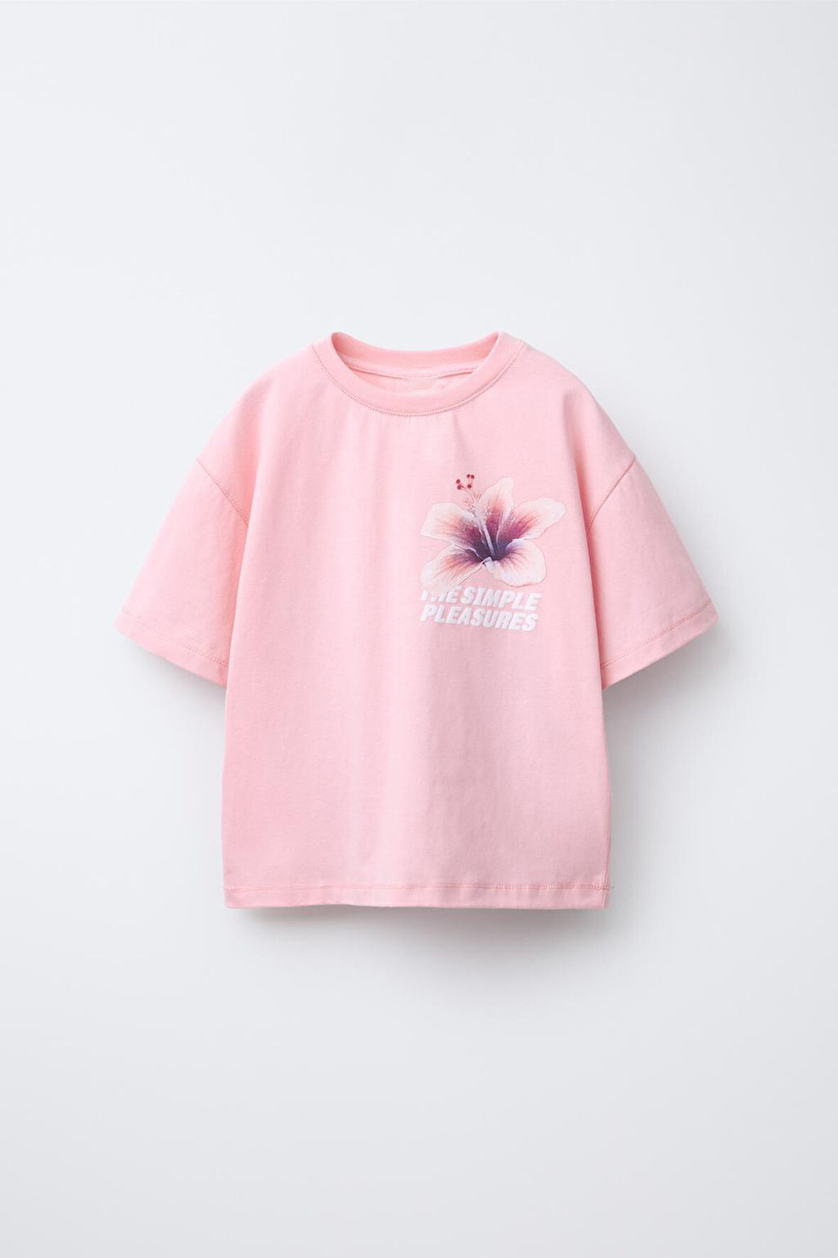 Me Simple Pleasures  Baskılı Kız Çocuk  %100 Pamuk Tişört