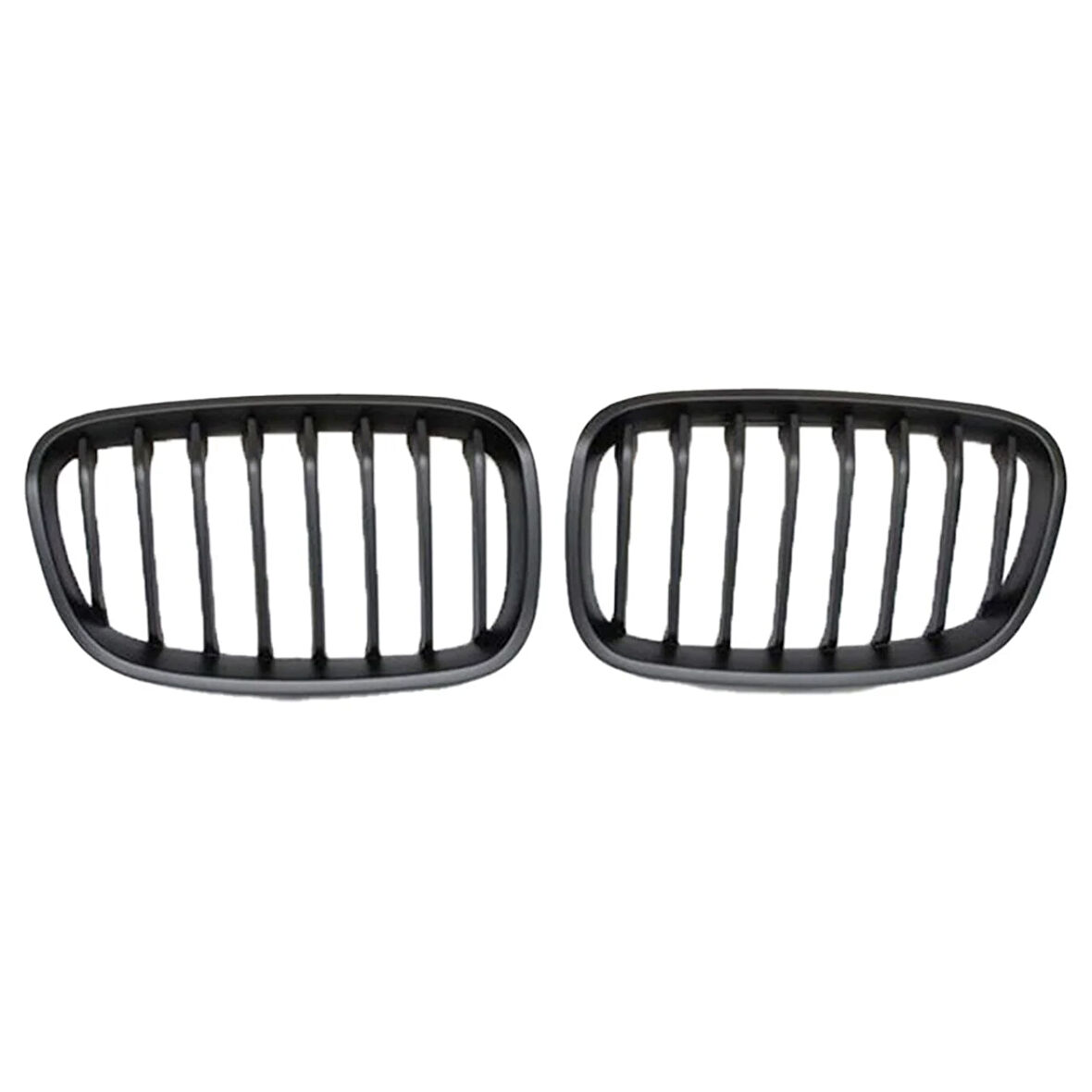 Bmw 1 Serisi F20-F21 2012-2014 İçin Uyumlu M Böbrek Çift Çizgi Panjur Piano Black