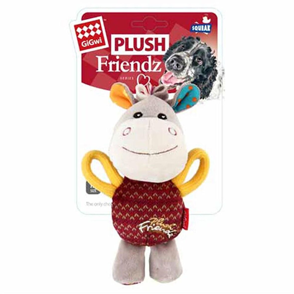 Gigwi Plush Friendz Sesli Eşek Peluş Köpek Oyuncağı