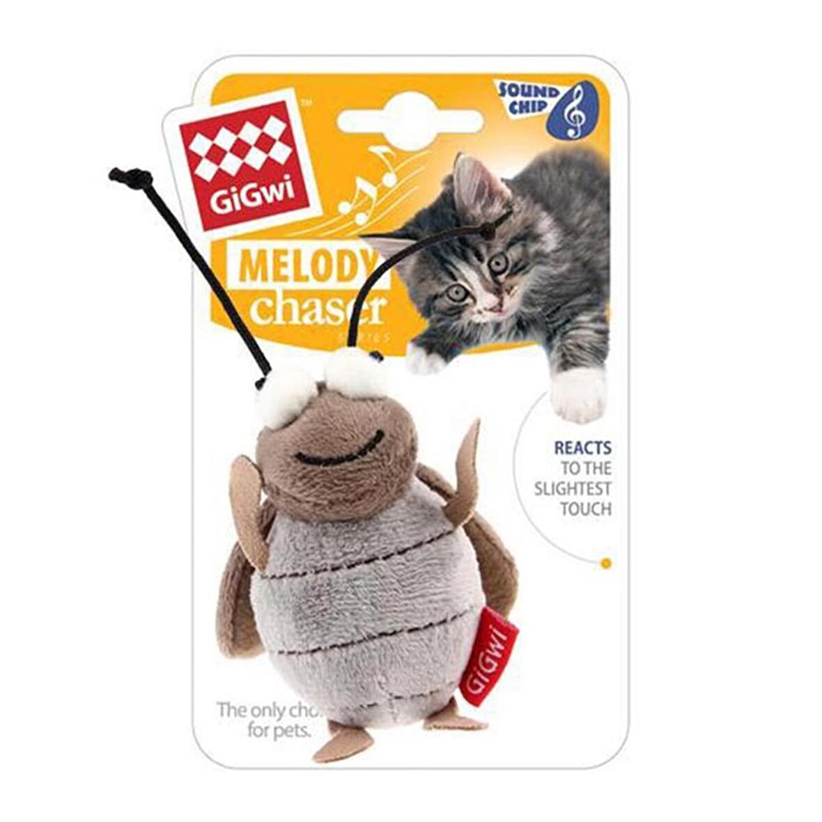 Gigwi Melody Chaser Ağustos Böceği Ses Kontrollü Kedi Oyuncağı