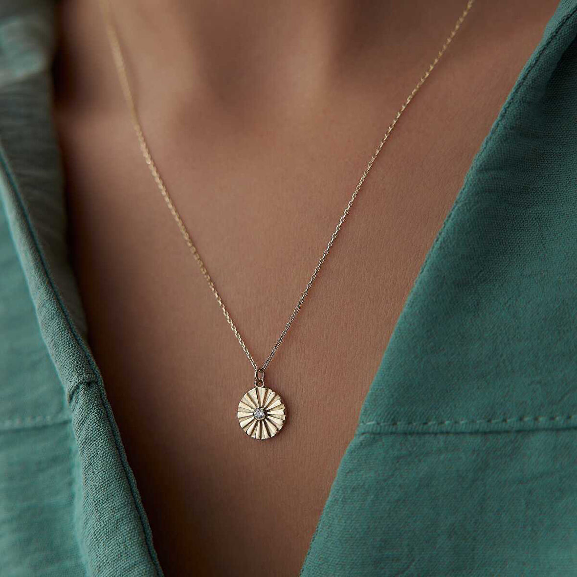 Small Eye Coin Kolye
