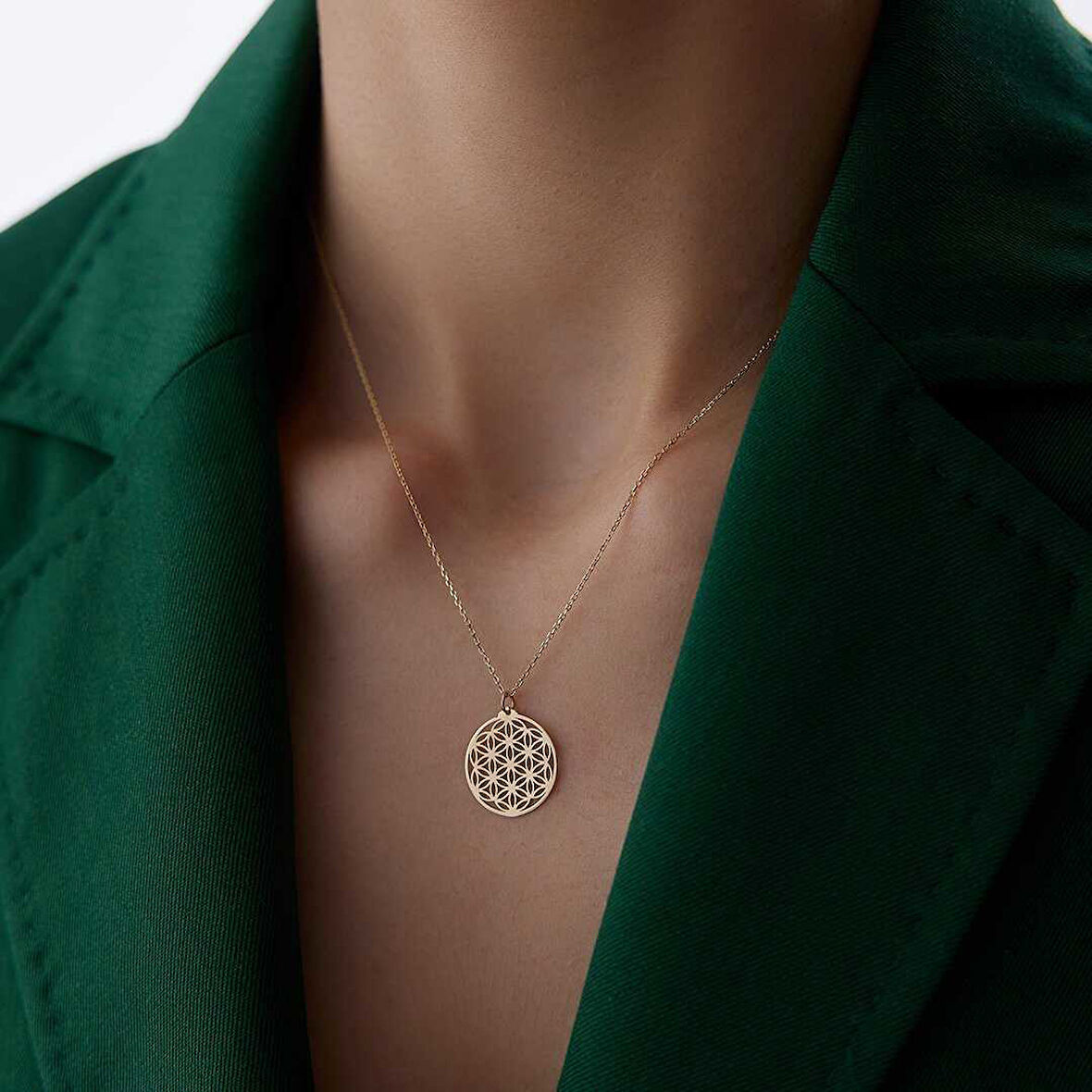 Yaşam Çiçeği Kolye