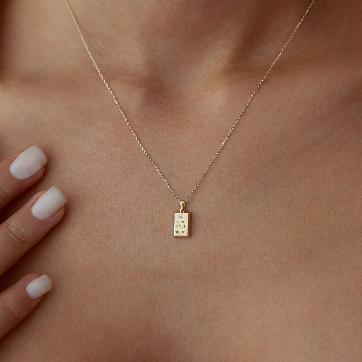 Tektaş Külçe Kolye