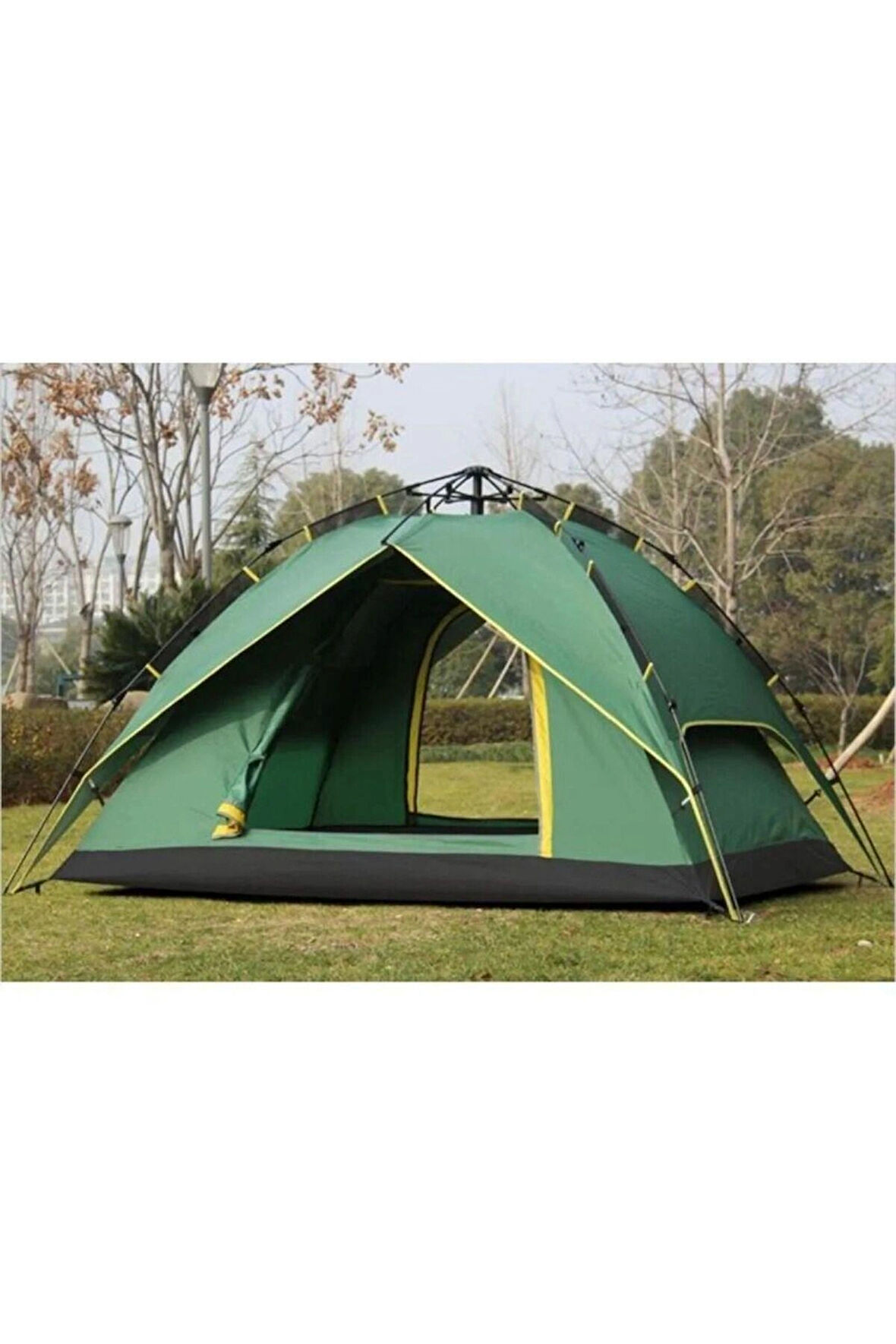 4 Kişilik Otomatik Kurulumlu 4 Mevsim Kamp Çadırı | Geniş, Konforlu & Çift Katmanlı