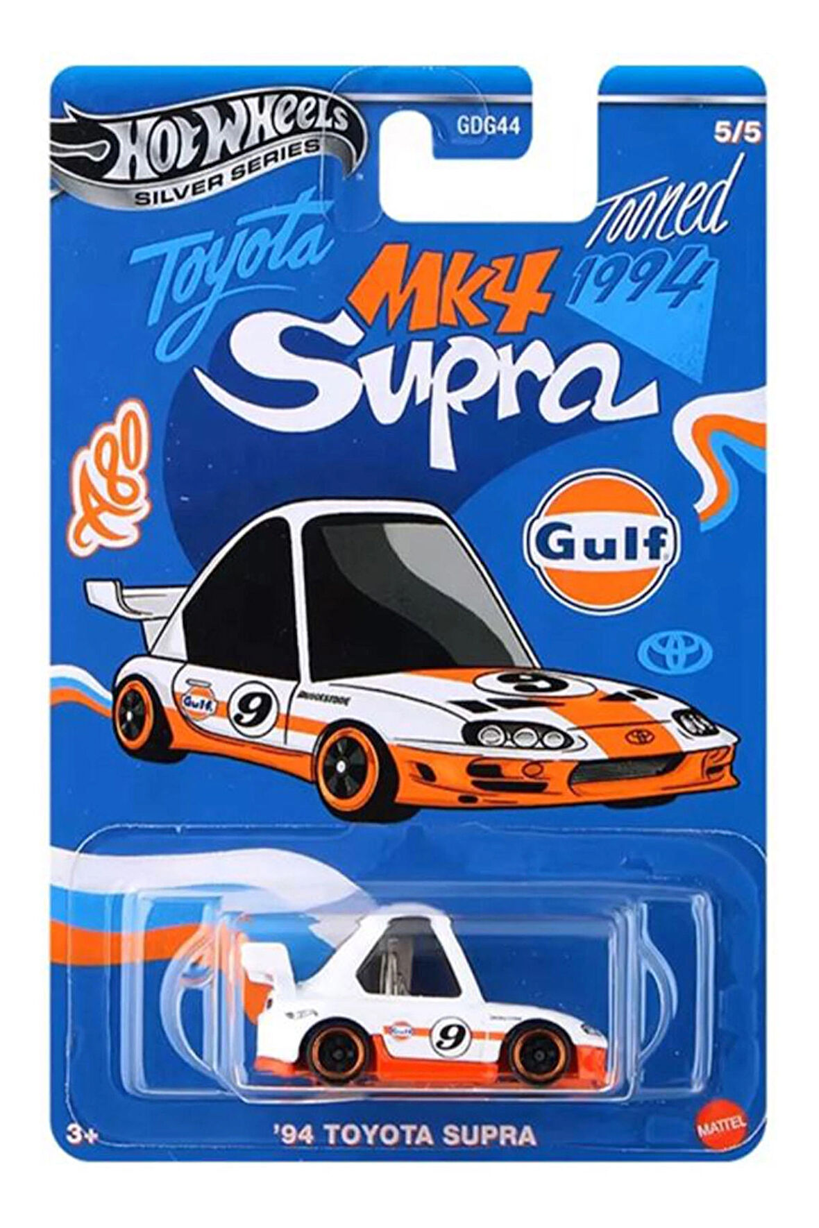 Hot Wheels 94 Toyota Supra - Gulf Tooned (1/64)