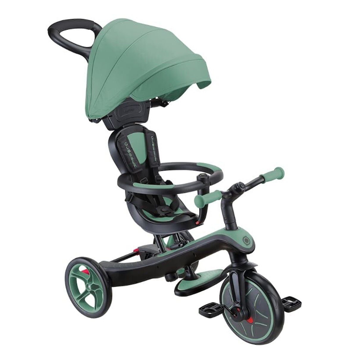 Globber Explorer 4in1 Trike Bisiklet Zeytin Yeşili