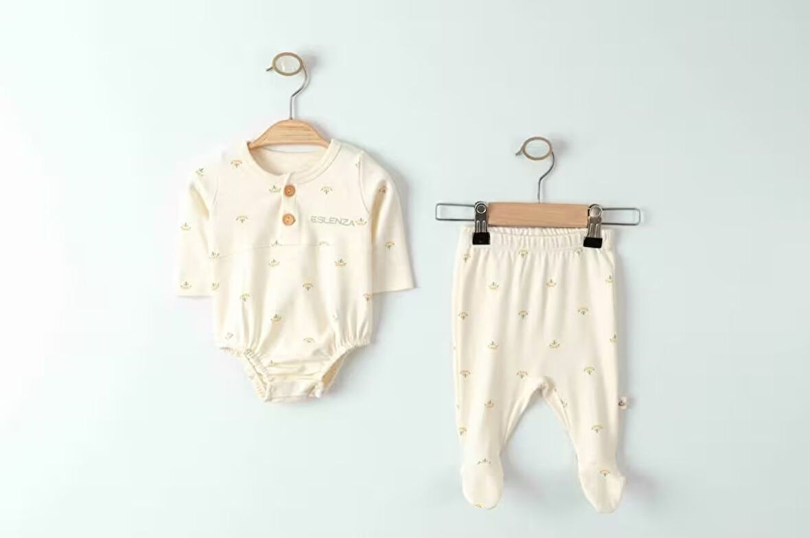 Eslenza Baby Zıbın Takım 0002 Bej