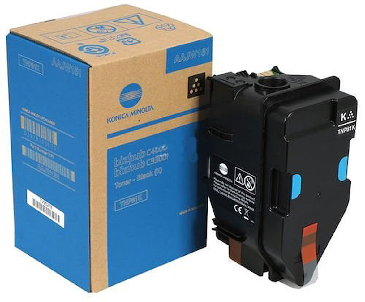 Konica Minolta TNP-81BK (AAJW151) Siyah Black Orjinal Toner C3300i