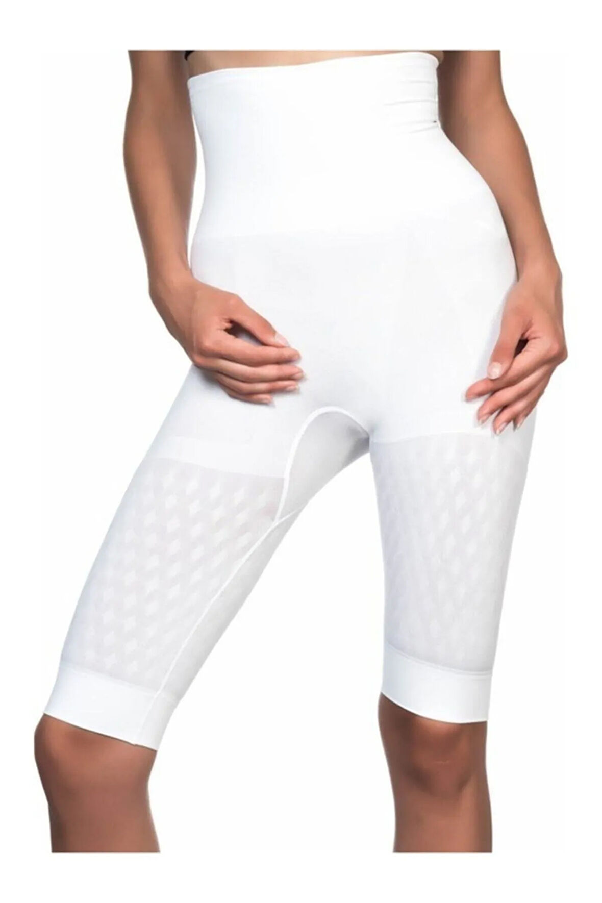 2015 Yüksek Bel Double Popo Kaldırıcı Karın Toparlayıcı Uzun Paça Korse Siyah