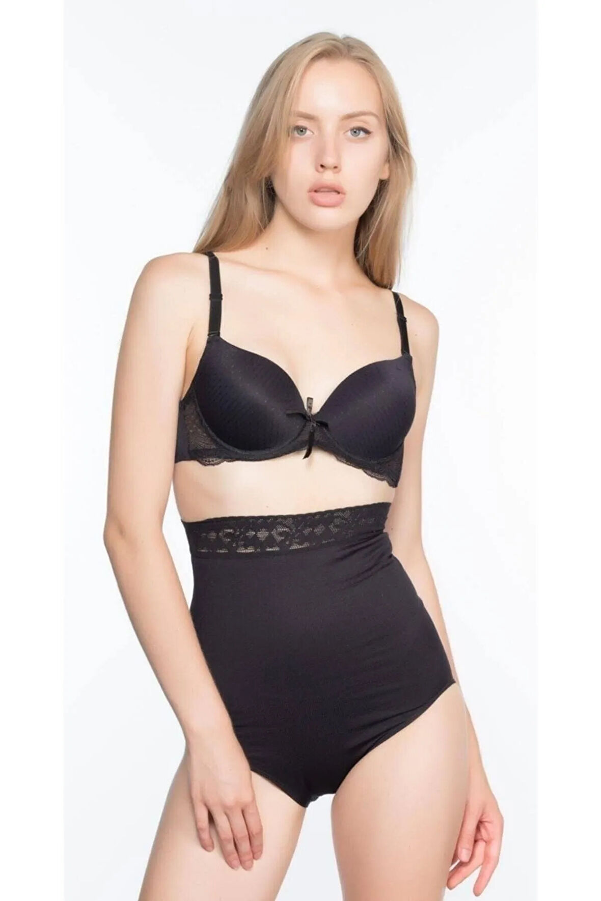 Kadın Seamless Beli Dantel Slip Korse